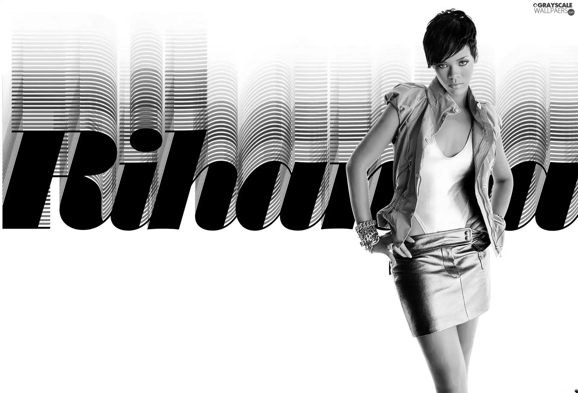 Robyn Rihanna Fenty, Skirt, Bracelet, Jacked