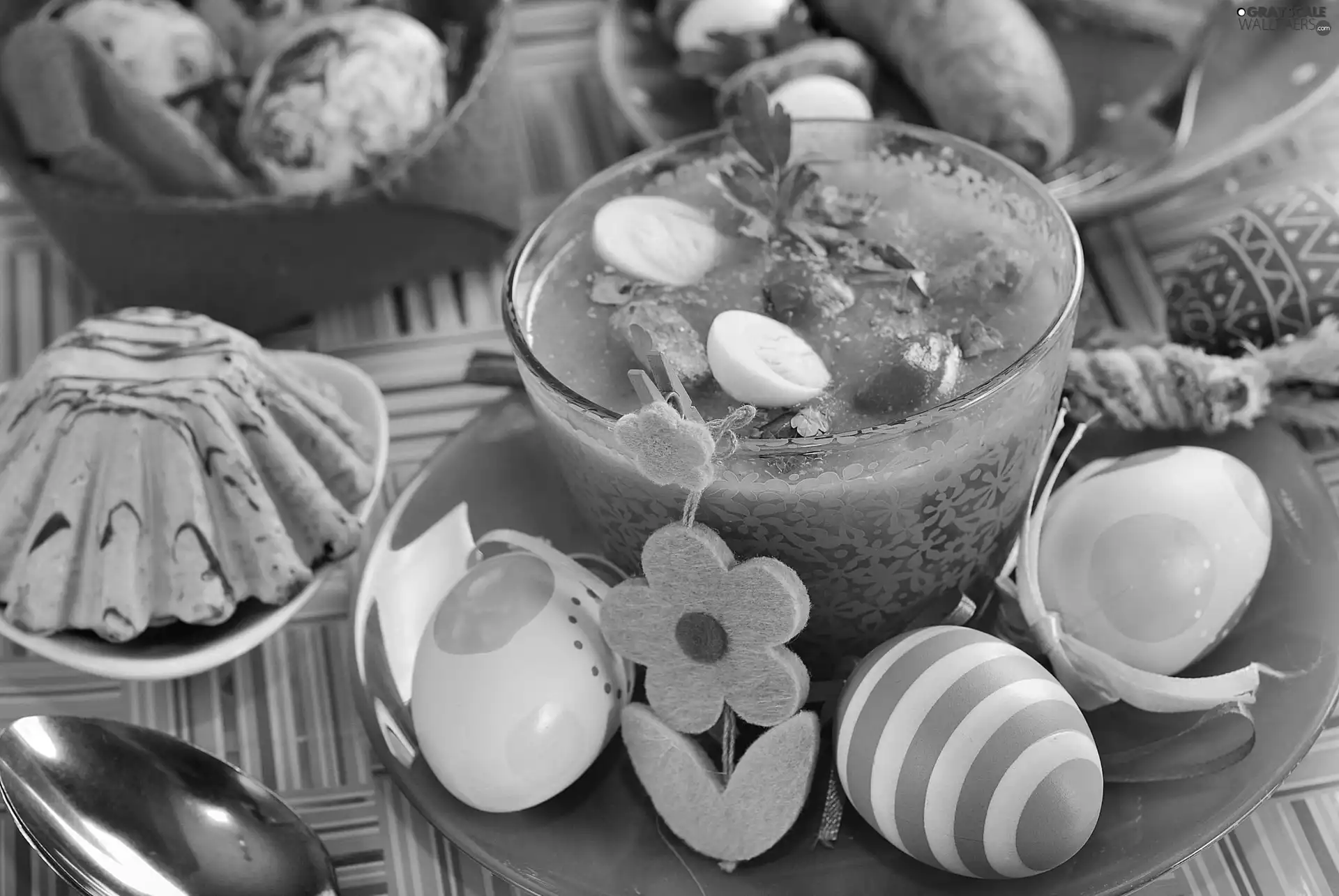 breakfast, eggs, easter