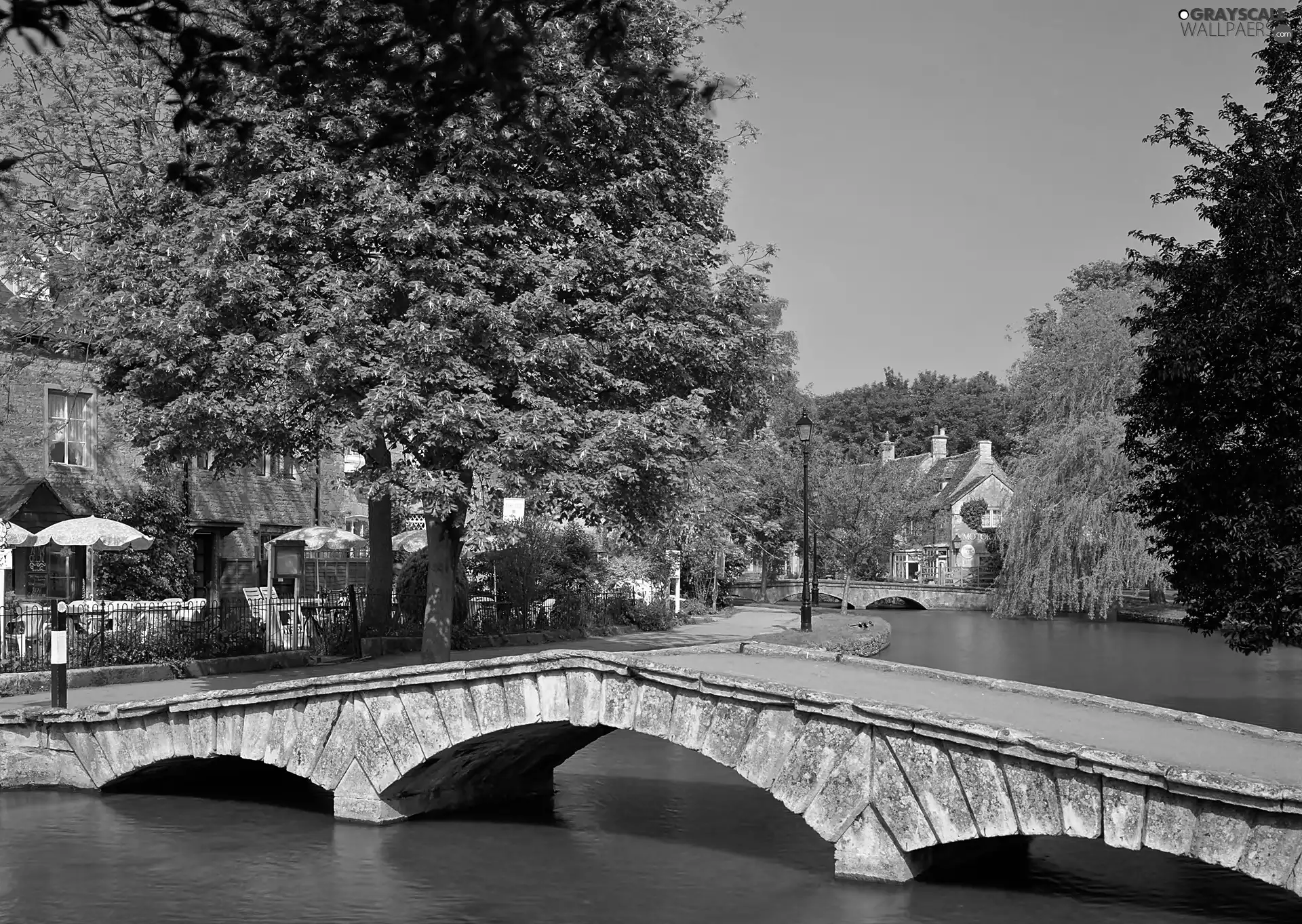 Bridges, Town, River