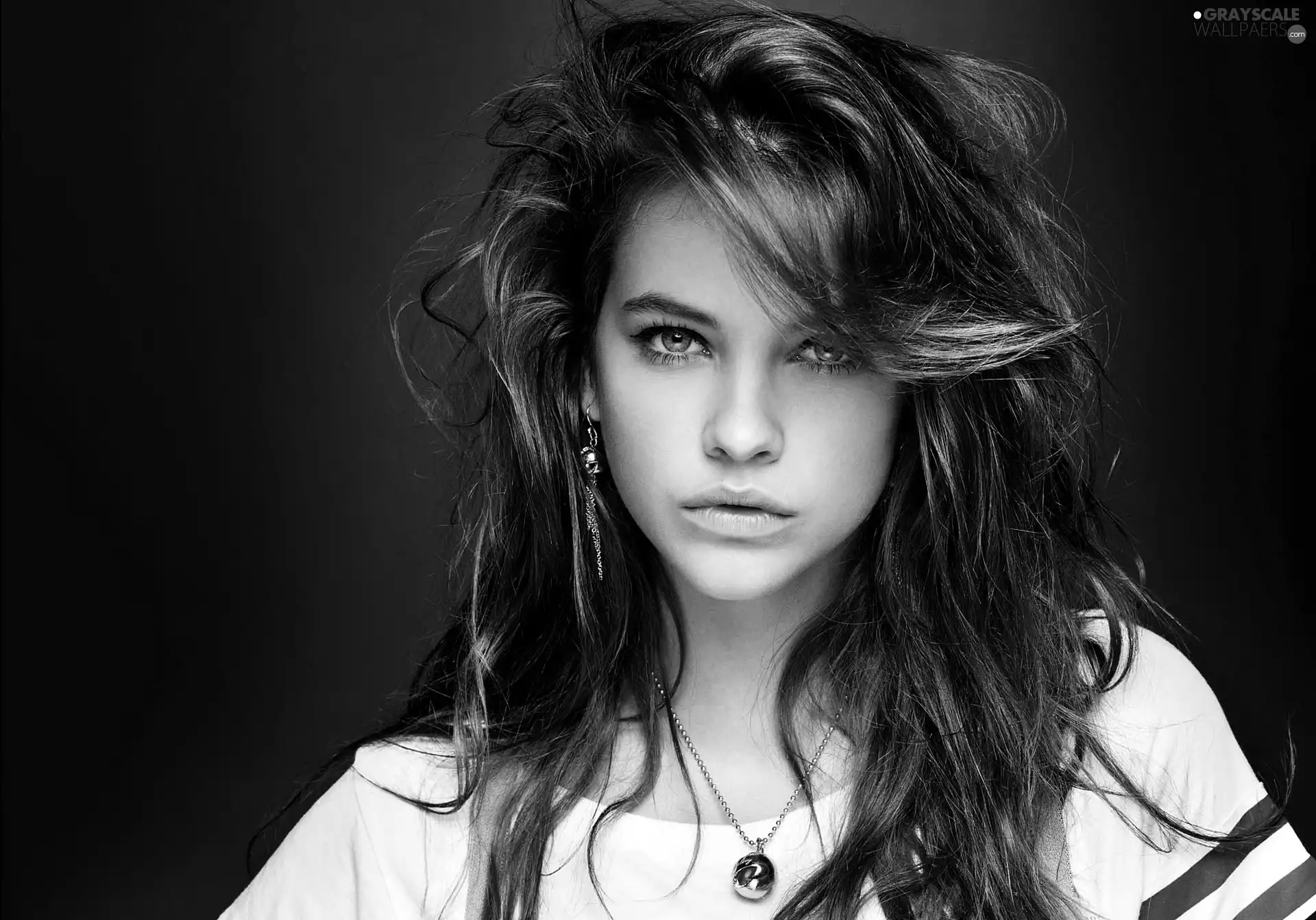 Hair, ear-ring, model, Brown, Barbara Palvin