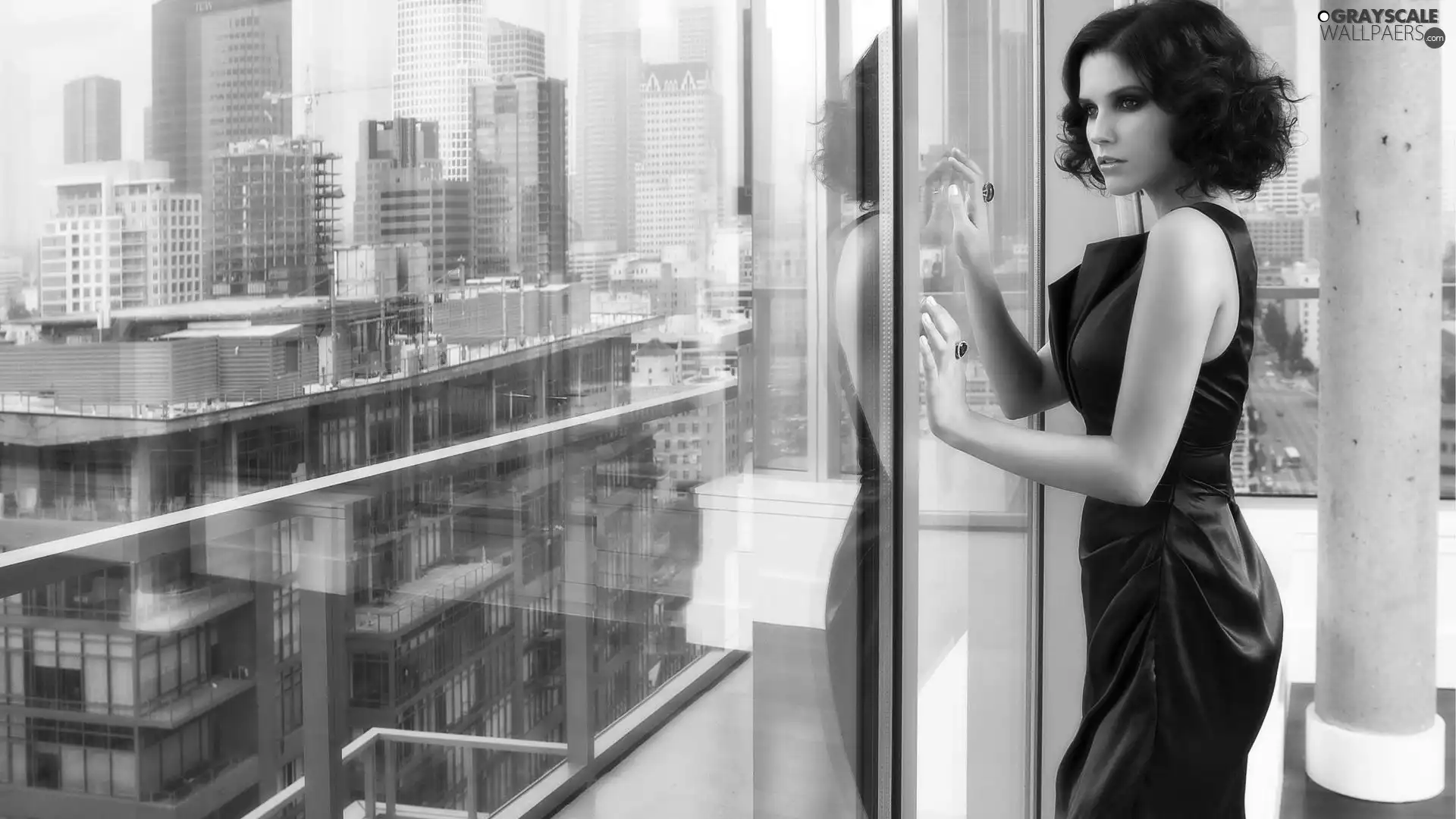 dress, Sophia Bush, brunette