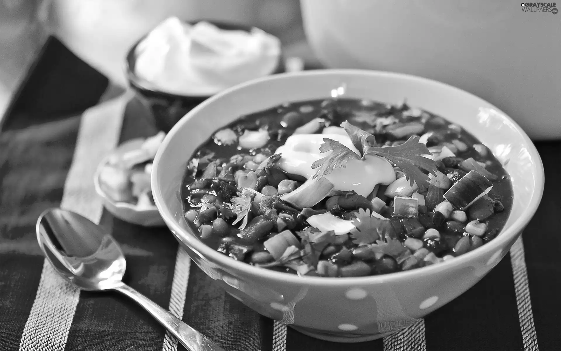 bucket, soup, bowl