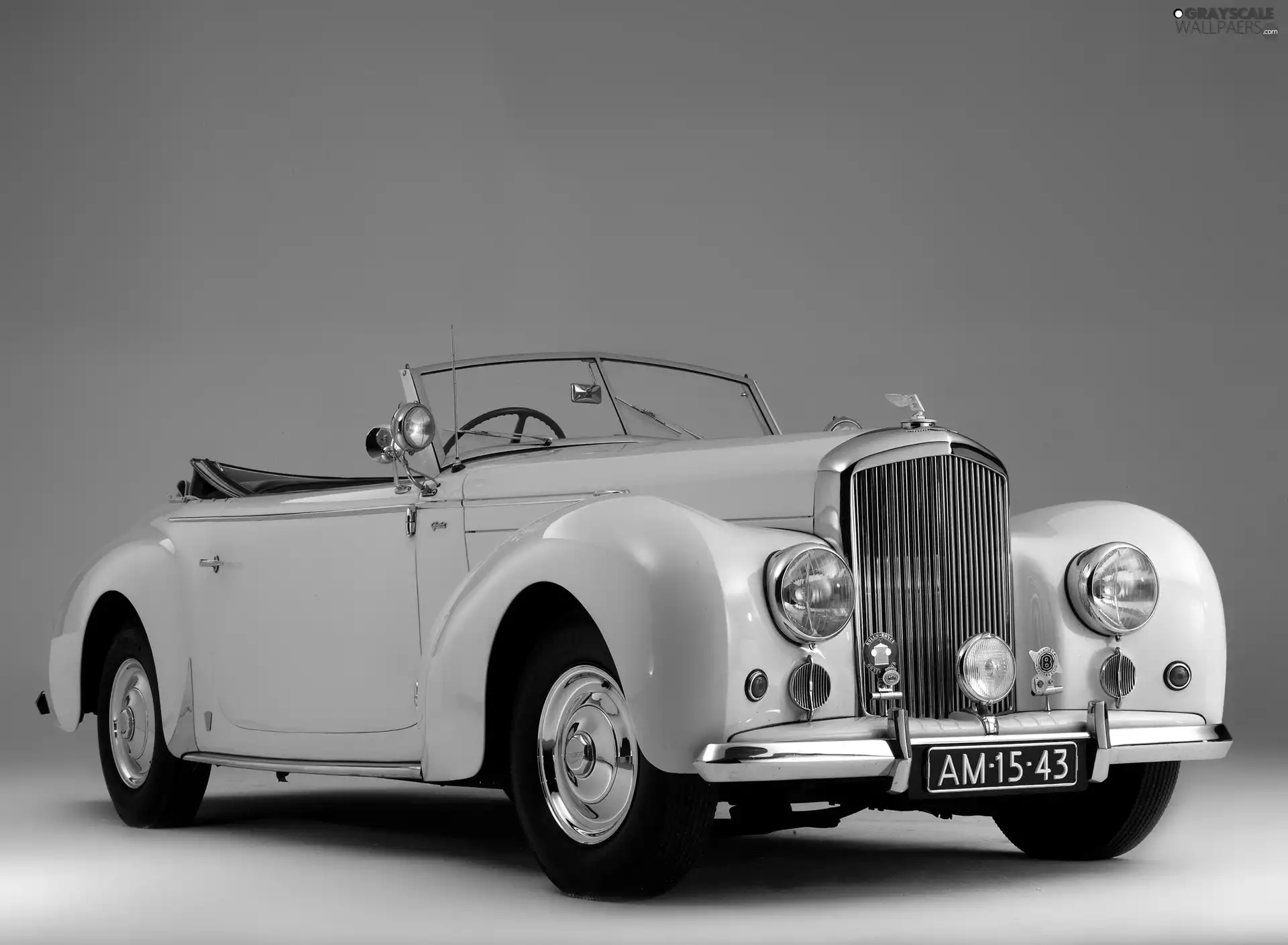 cream, antique, Cabriolet, Bentley Mark VI