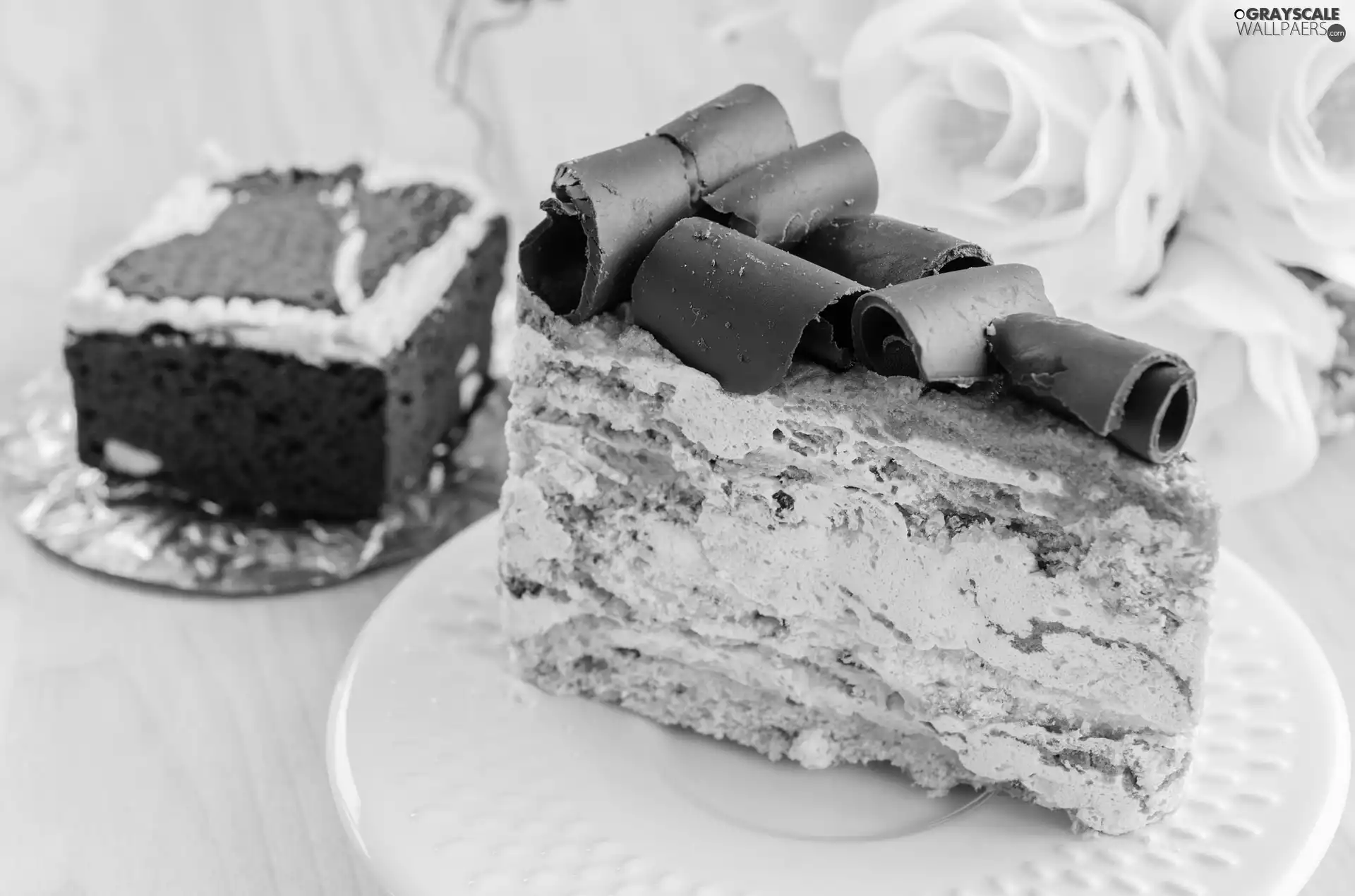 cake, piece, cakes