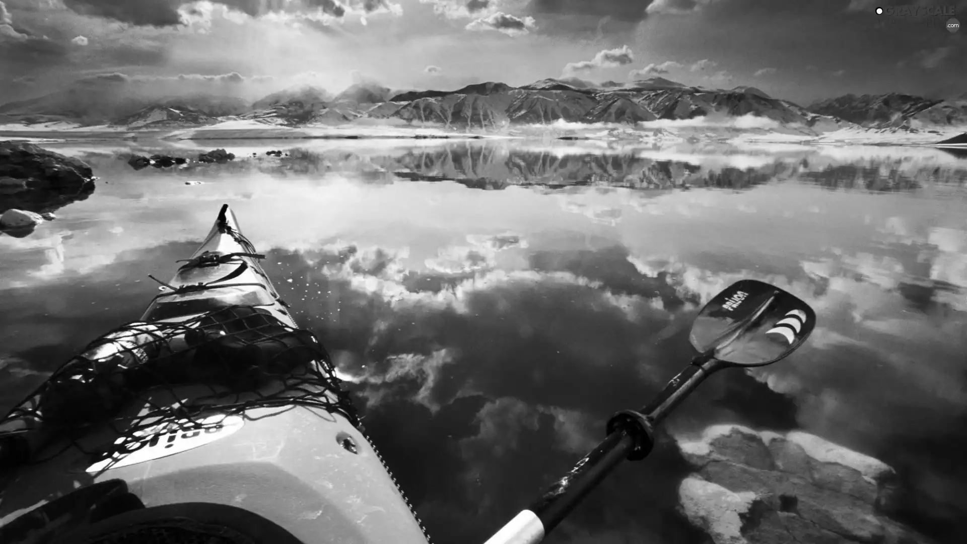 mono, Kayak, California, USA, Lake, Paddling