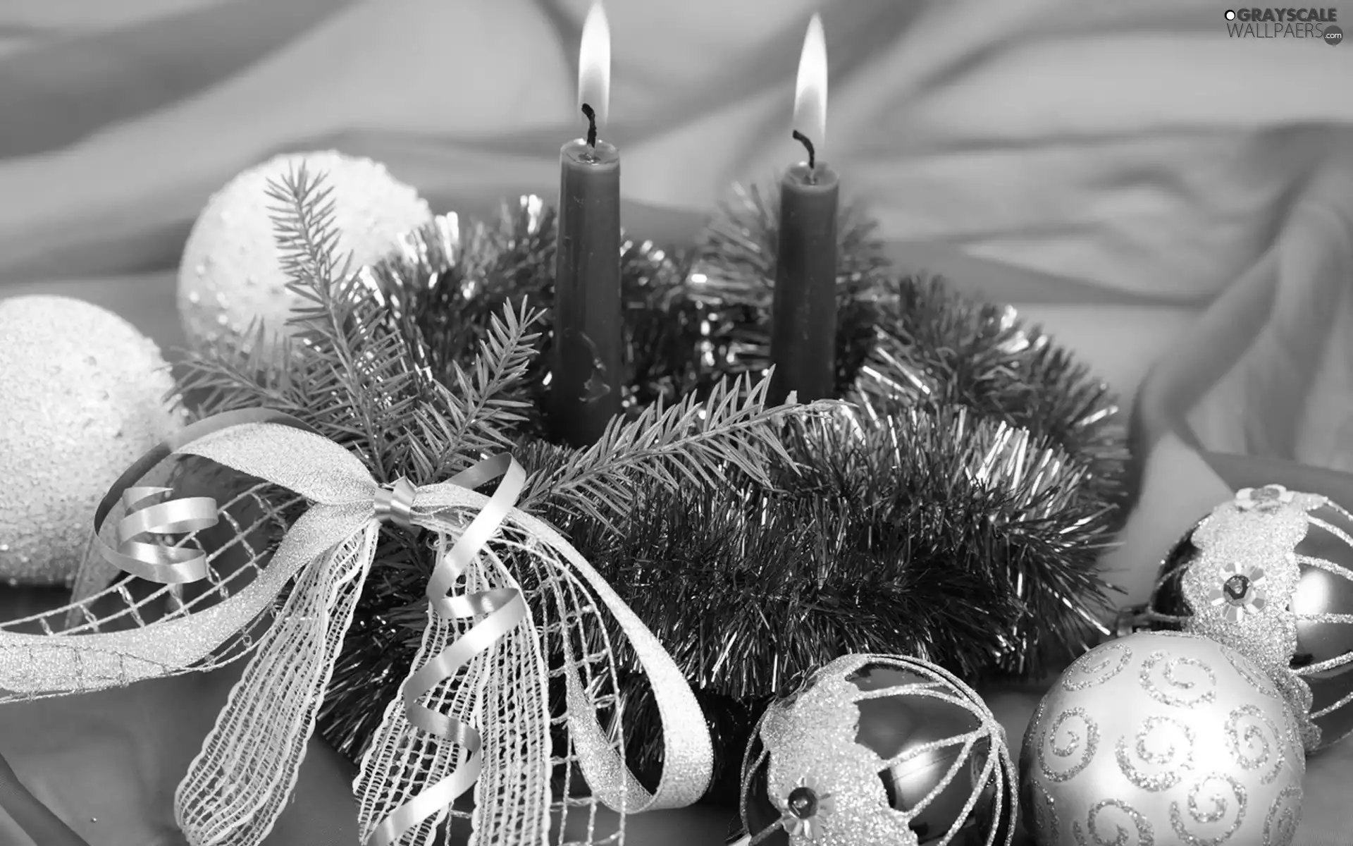 headdress, ornamentation, Candles, Christmas, decoration, Blue, baubles