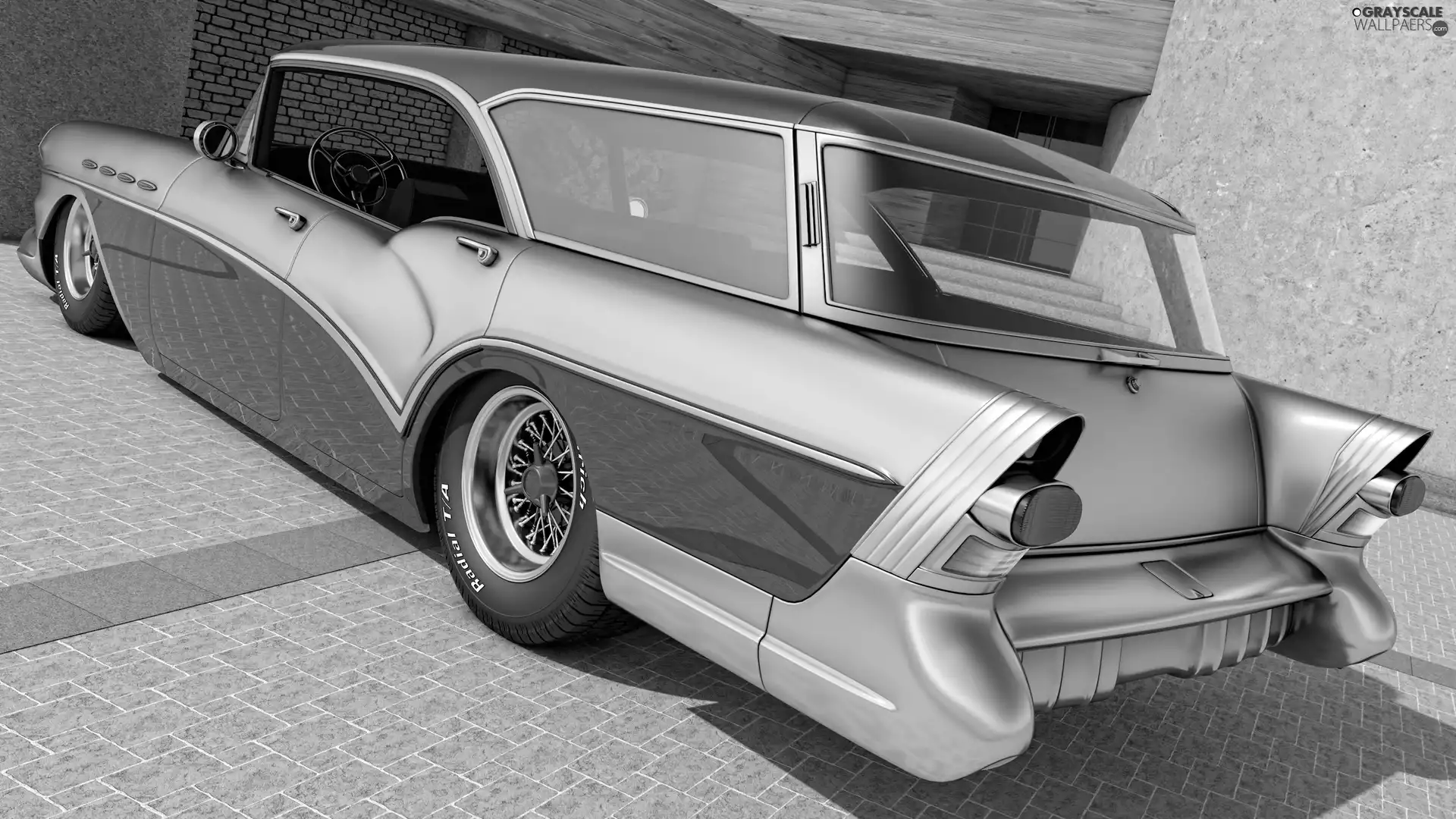 Jenny Jones, Buick Century Caballero Wagon, antique