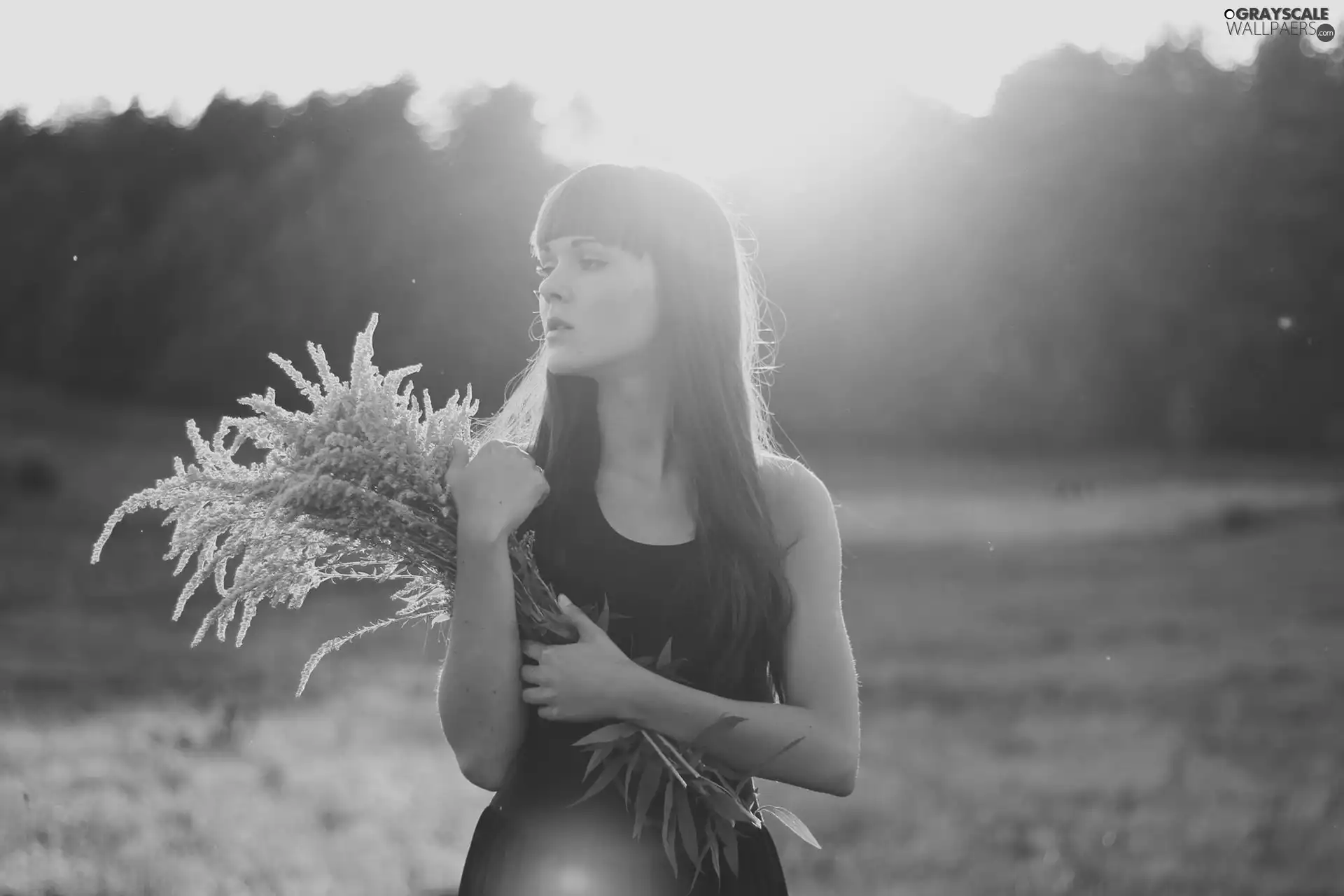 grass, Women, light brown