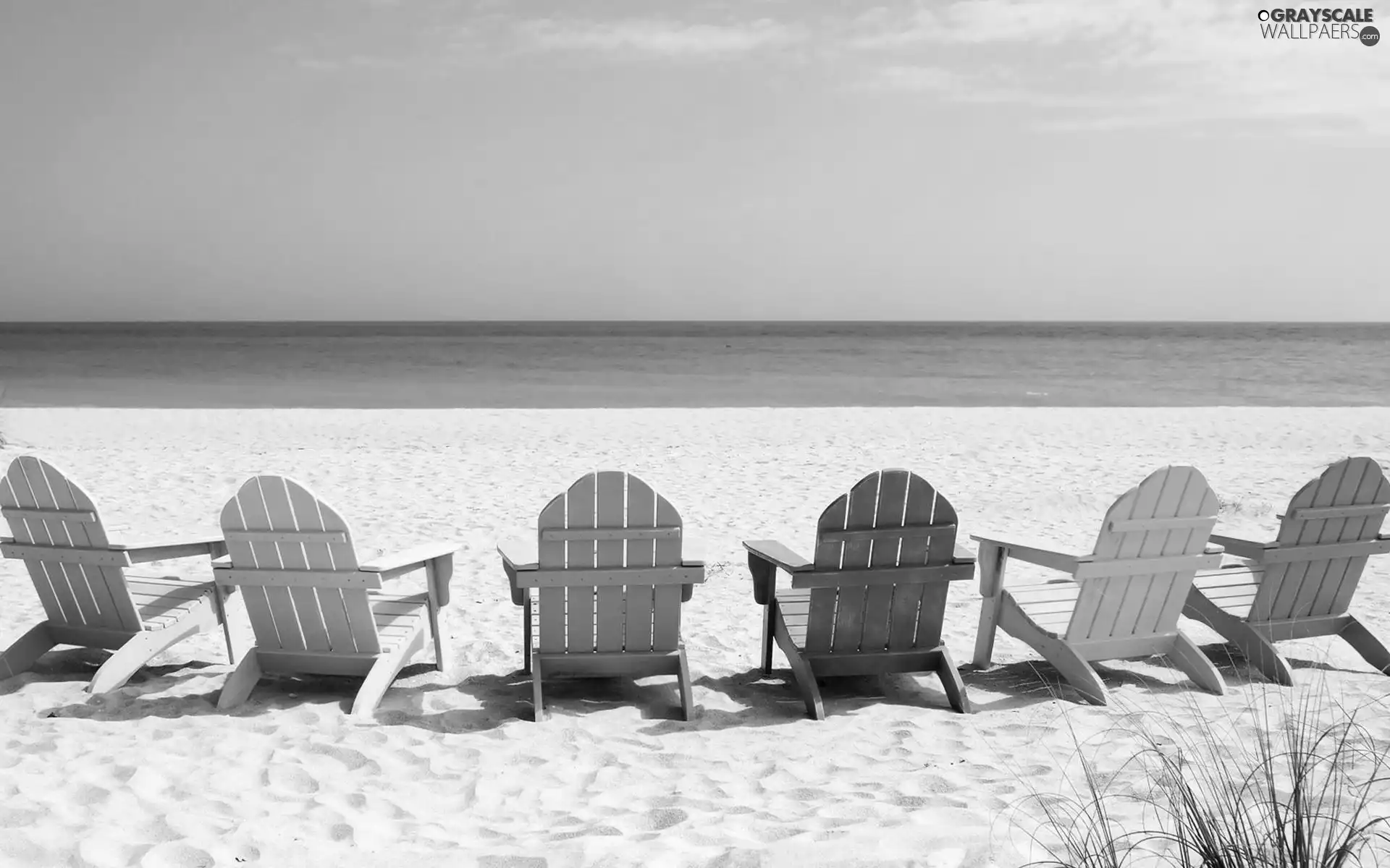 summer, sea, deck chair, holiday, color, Beaches