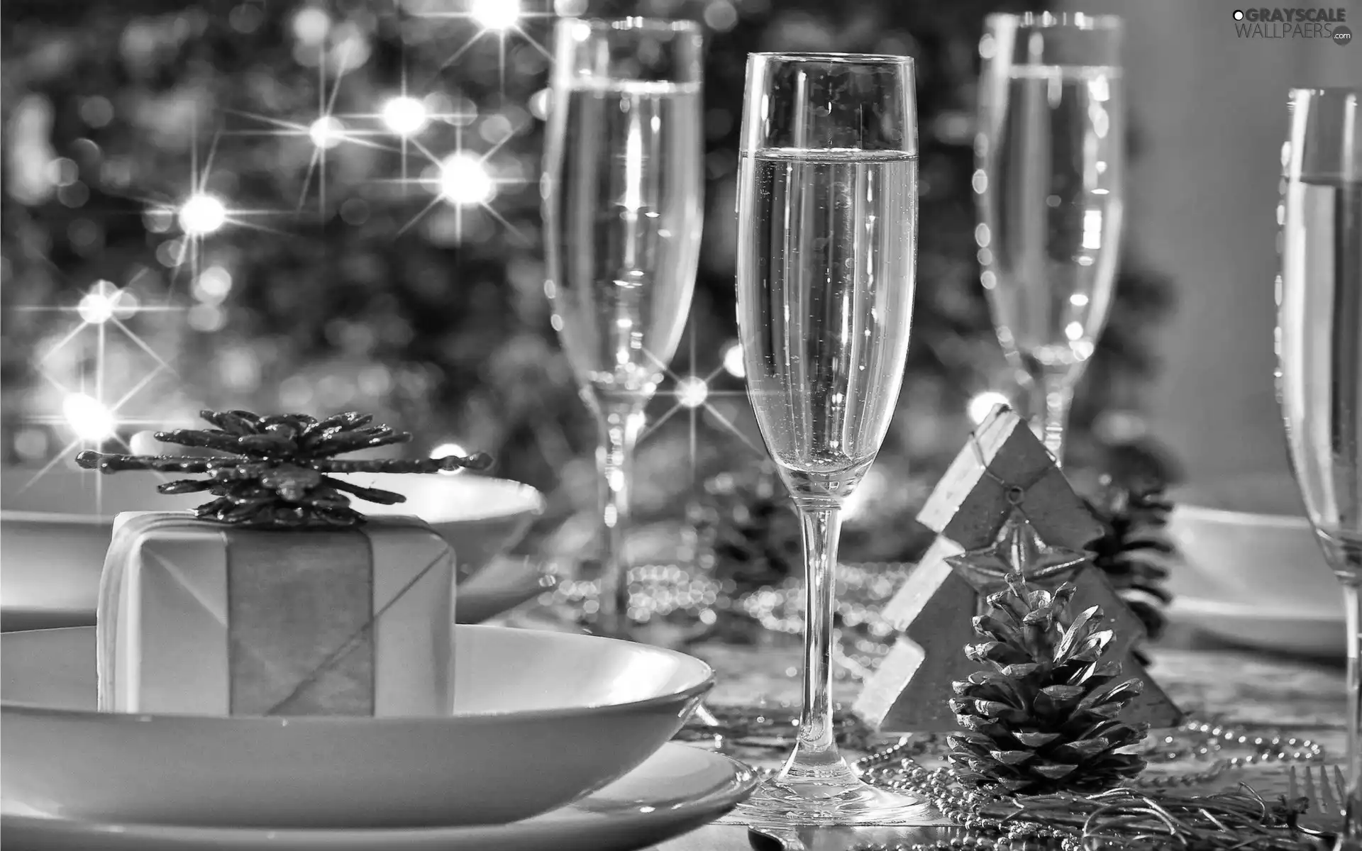 Champagne, New Year
