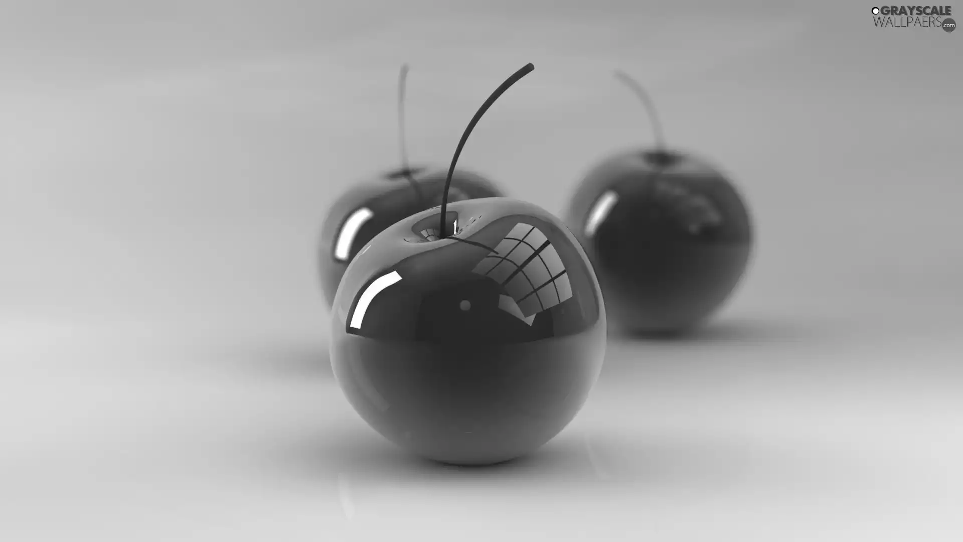 glass, cherries