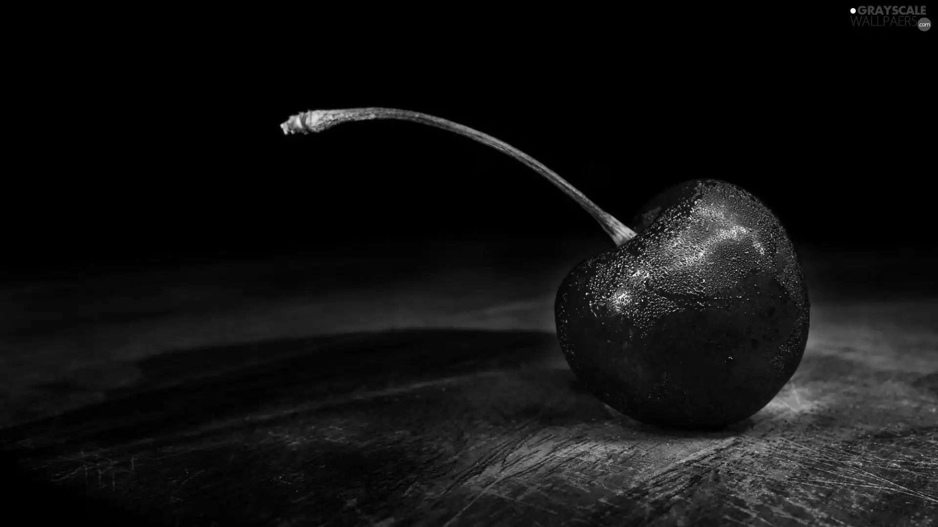 cherry, Dark Background