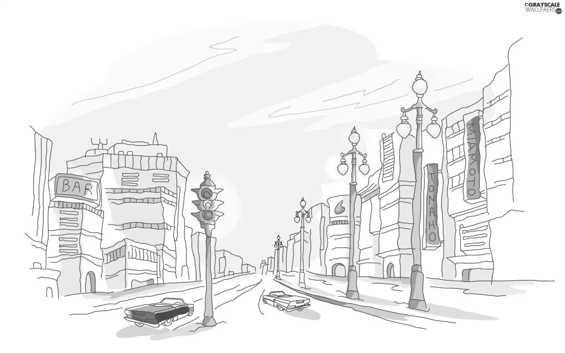 For Children, 2D Graphics, Drawing, Draft, Town