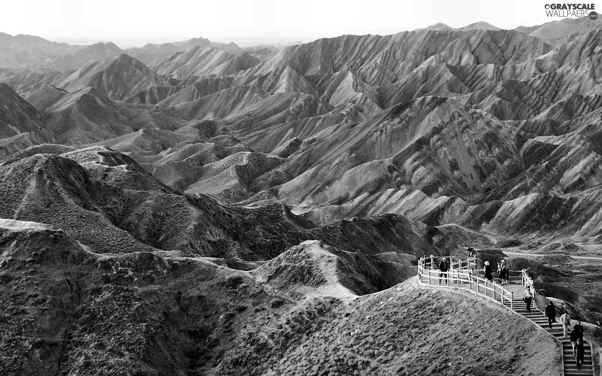 color, Zhangye Danxia, China, Mountains