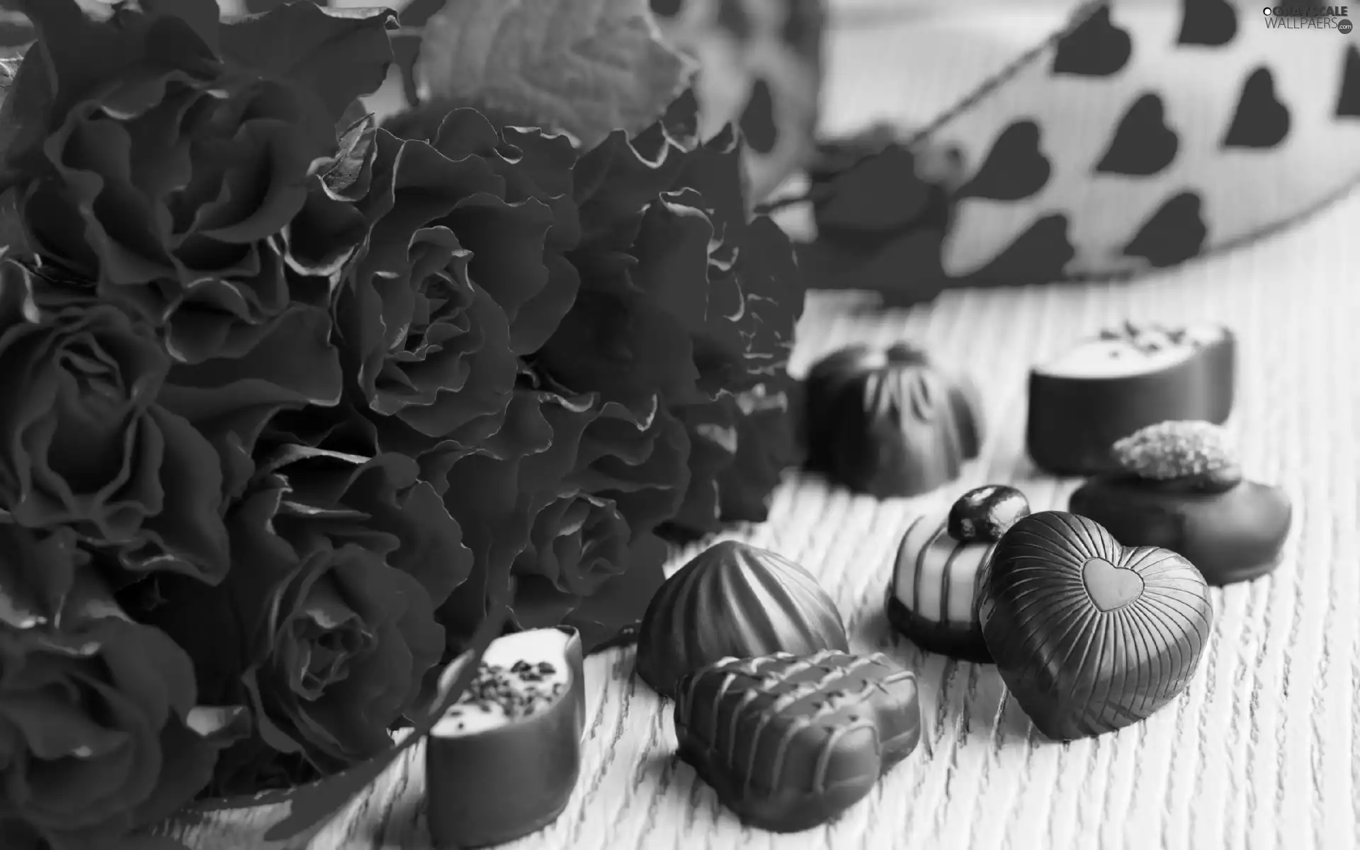 Chocolates, rouge, Valentine