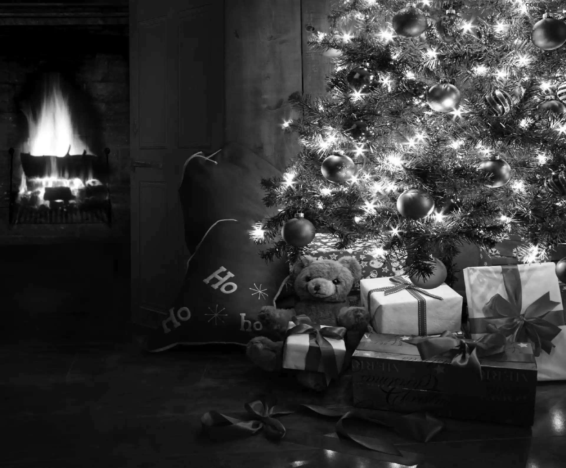 burner chimney, Beauty, christmas tree, gifts