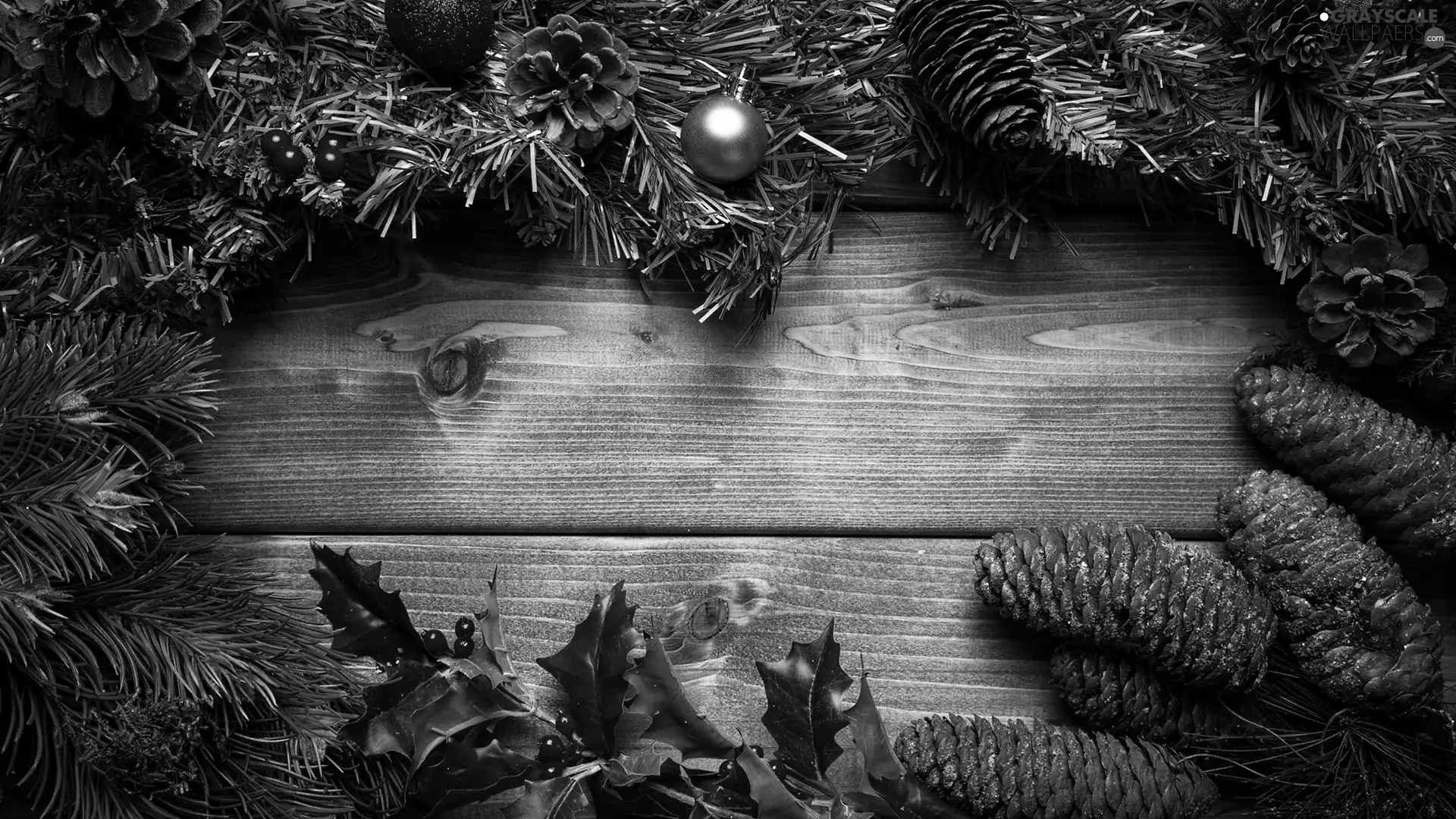 baubles, blueberries, Christmas, boarding, composition, cones, Twigs, Christmas