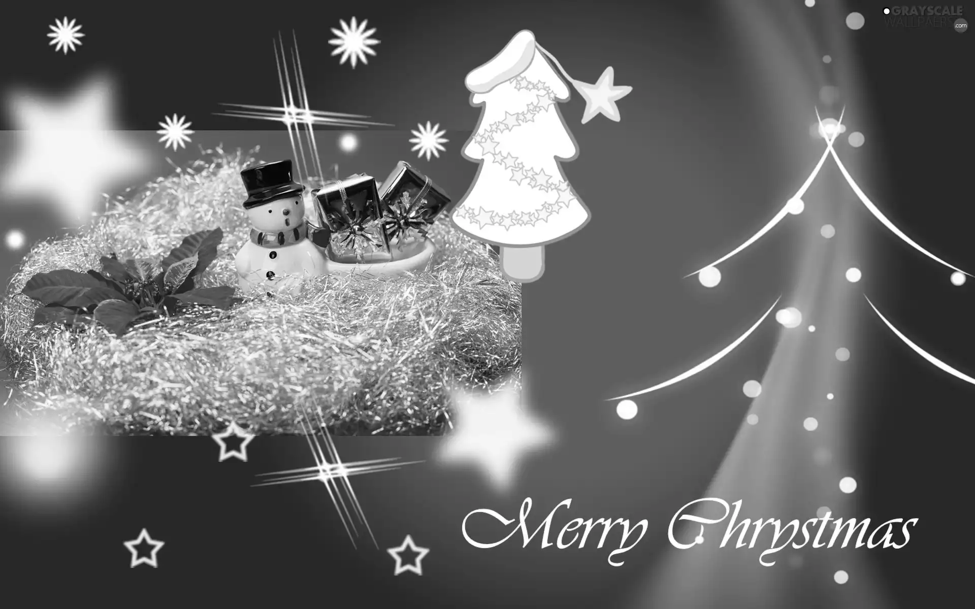 ##, Christmas, Snowman, Stars, christmas tree