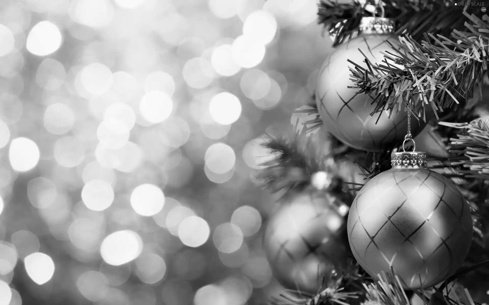 Golden, christmas tree, christmas, baubles