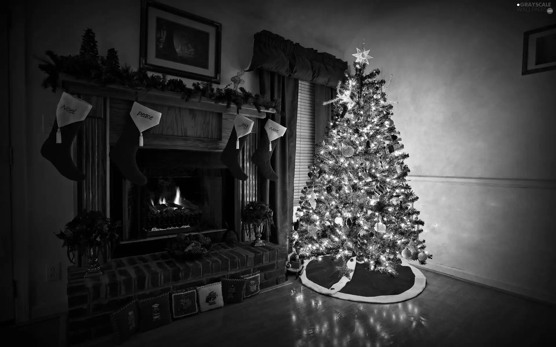 christmas tree, interior