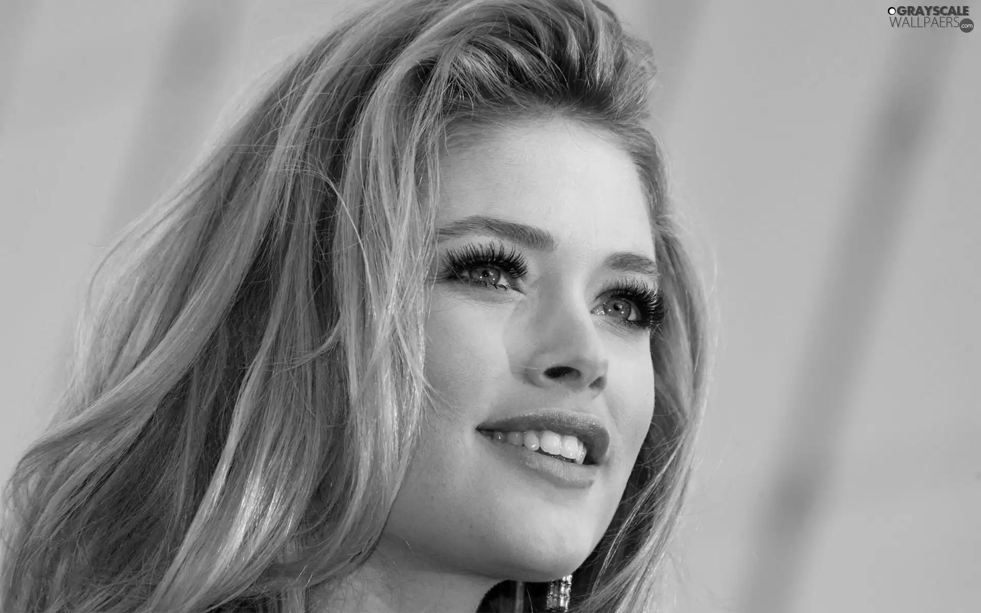 Doutzen Kroes, Longs, cilia, Blonde