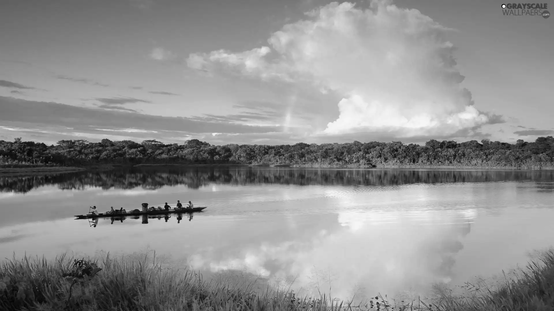 River, Great Rainbows, Cloud, Lodz