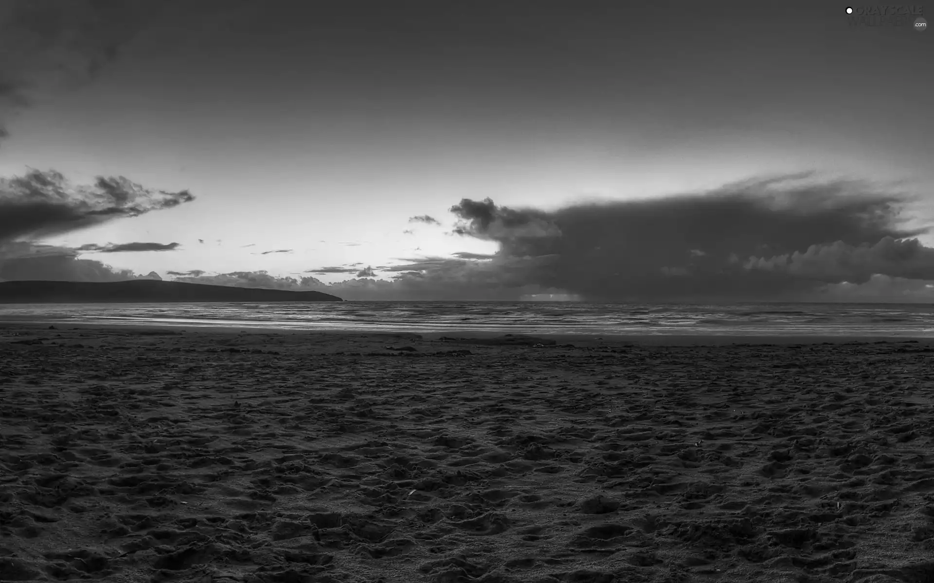 clouds, Sandy, Beaches