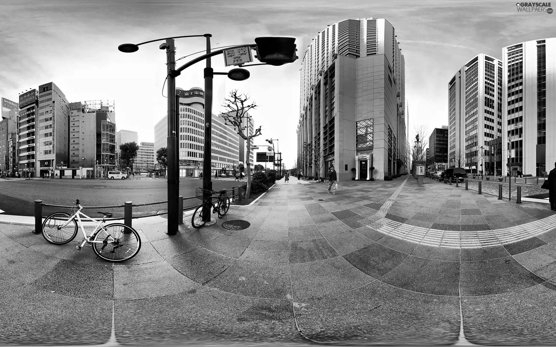 clouds, skyscrapers, Tokyo
