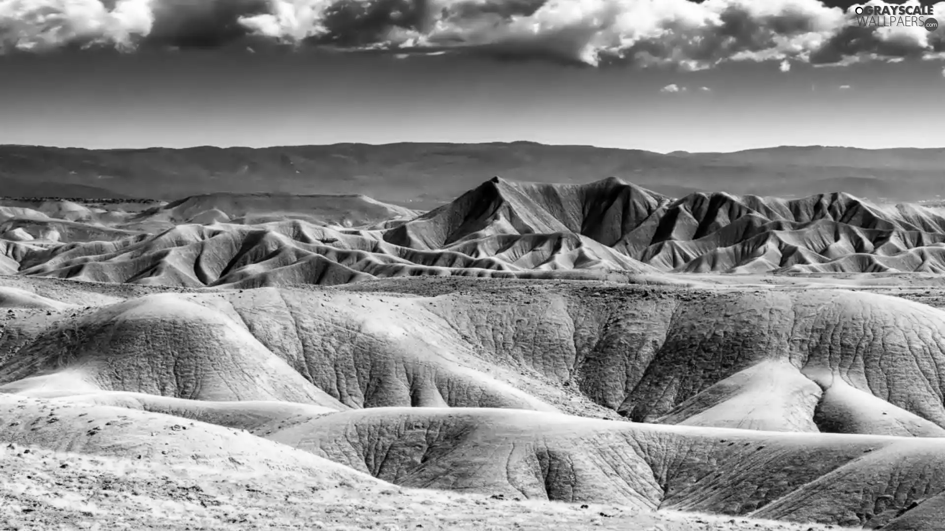 Desert, clouds