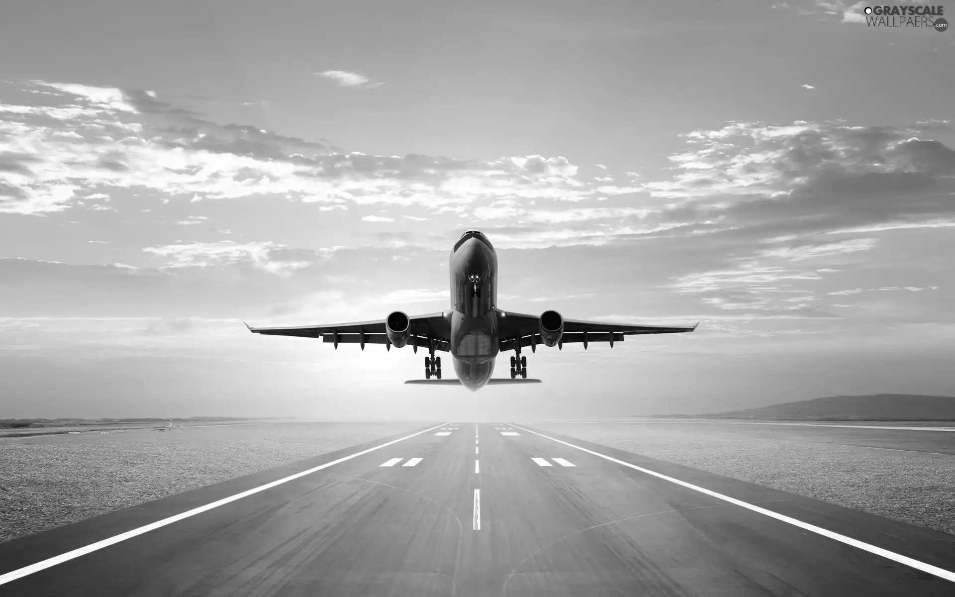 plane, clouds