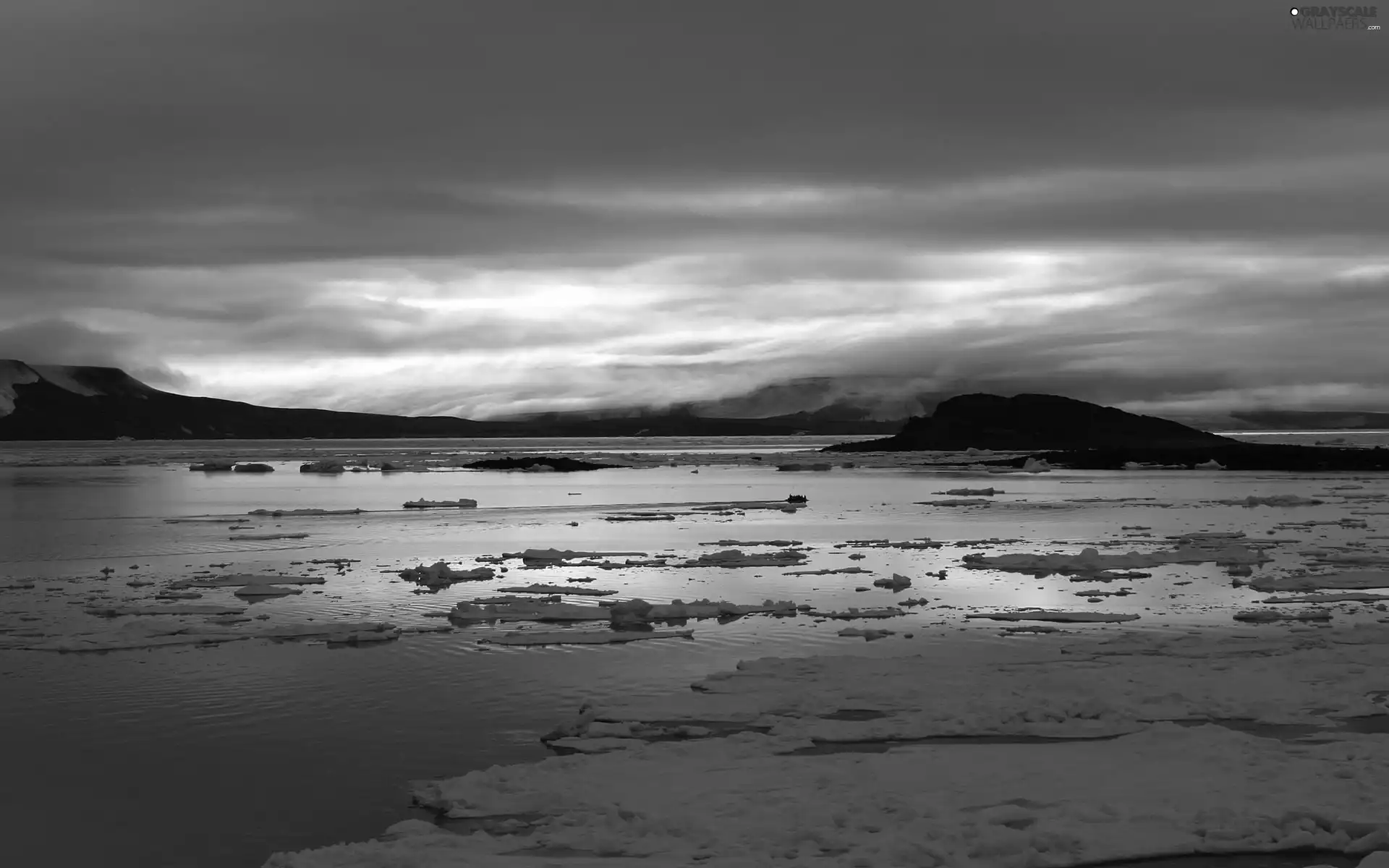 sea, Sky, clouds, Kry