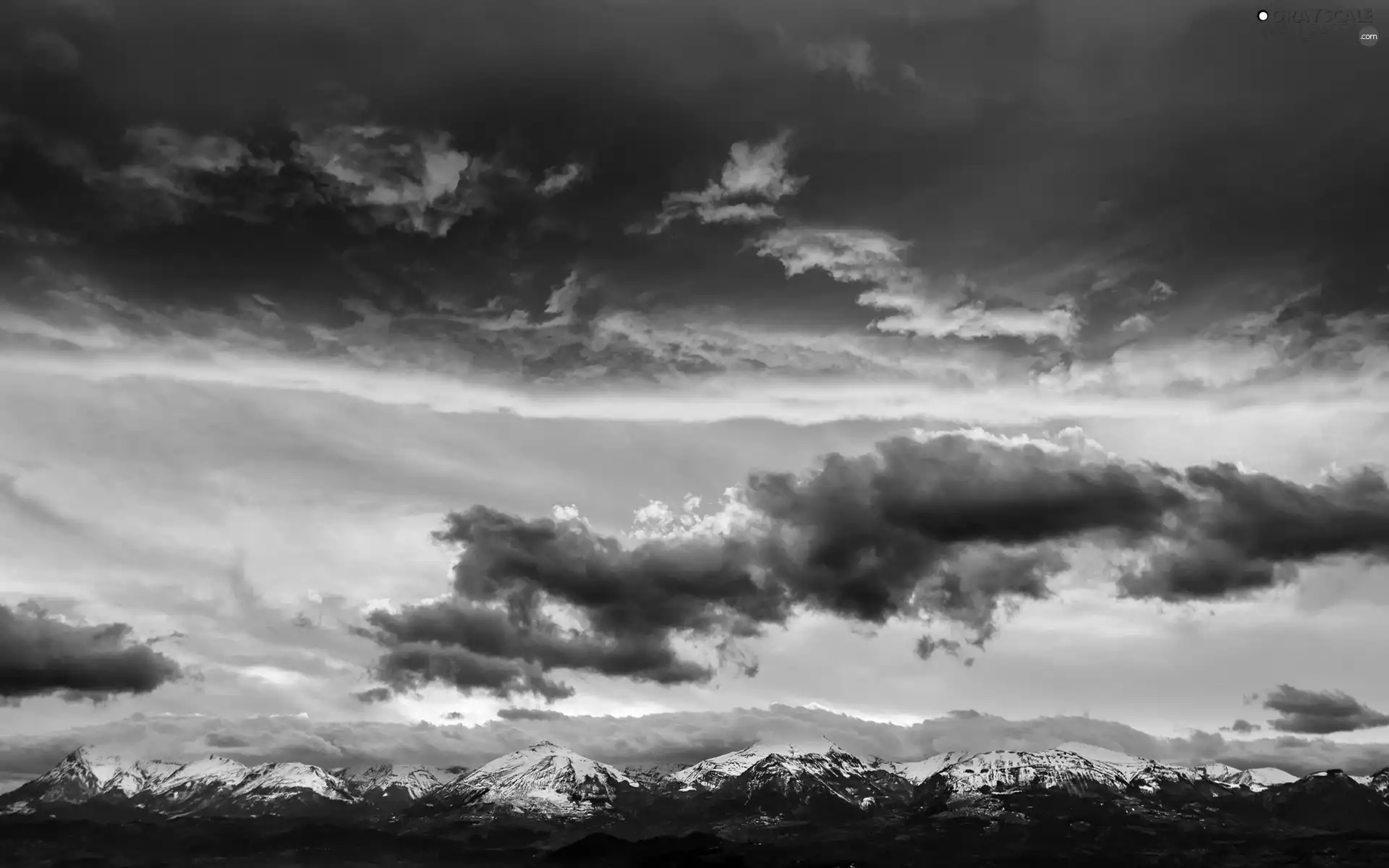 clouds, winter, sun, rocks, west