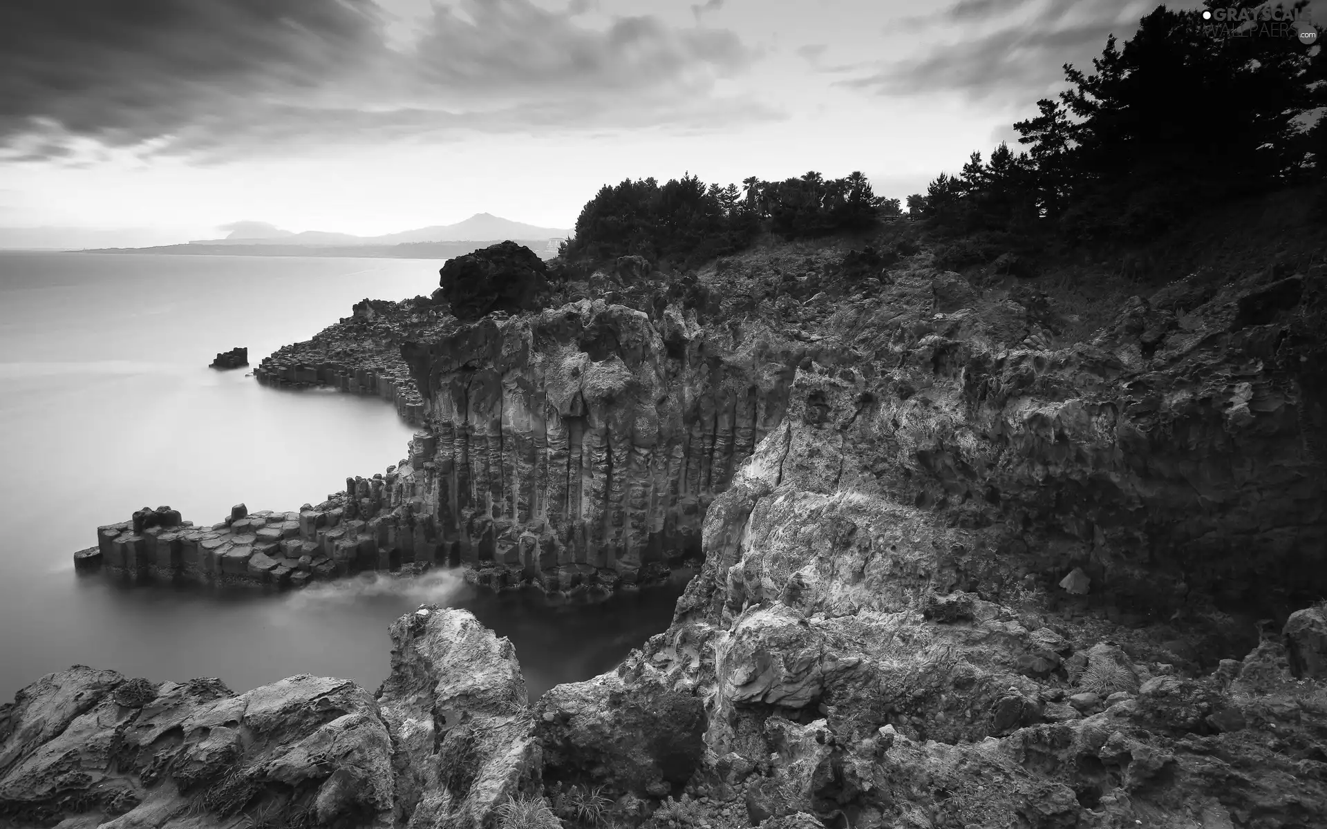 Coast, cliff, rocks