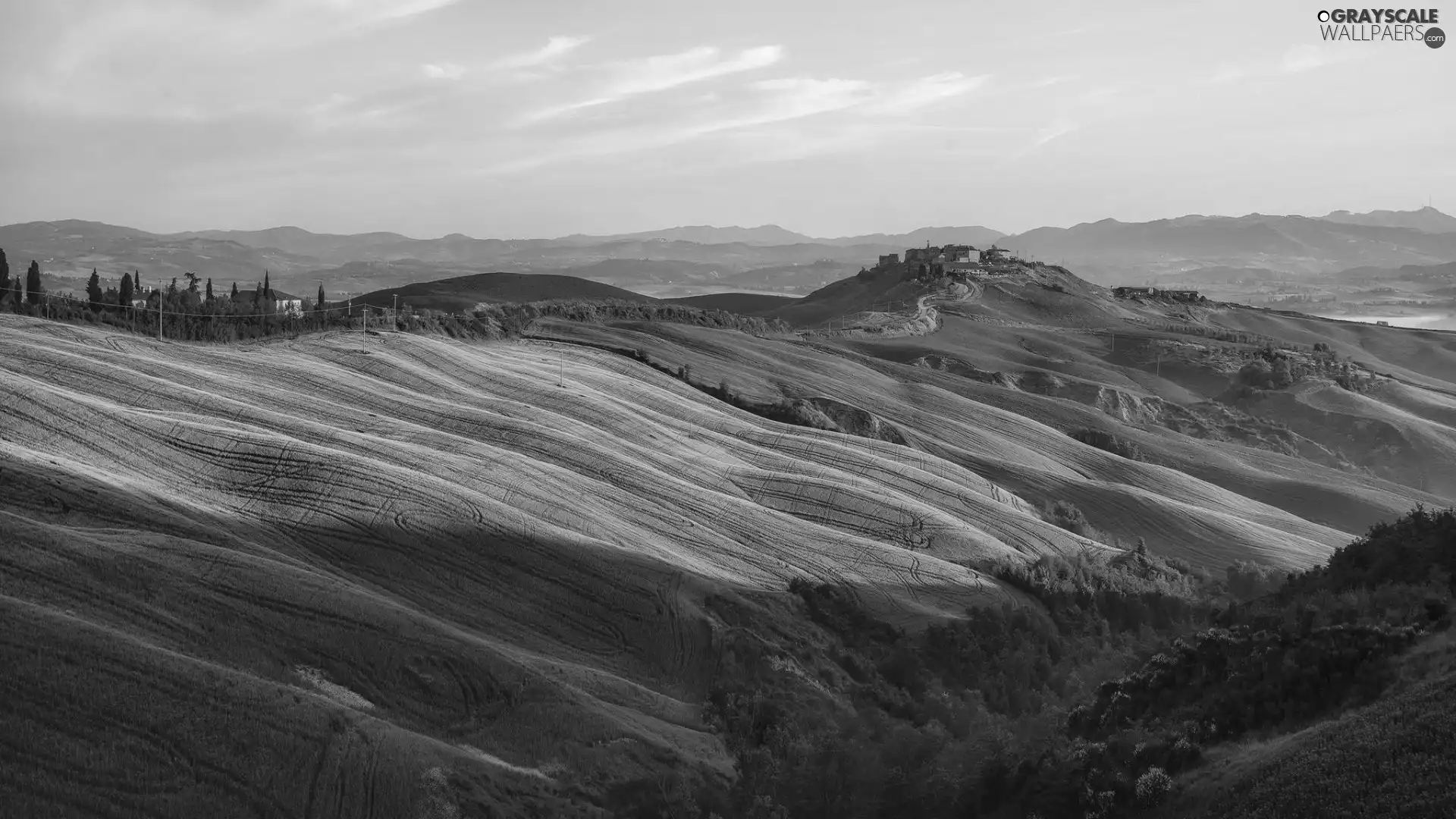 colony, Italy, medows, roads, Mountains