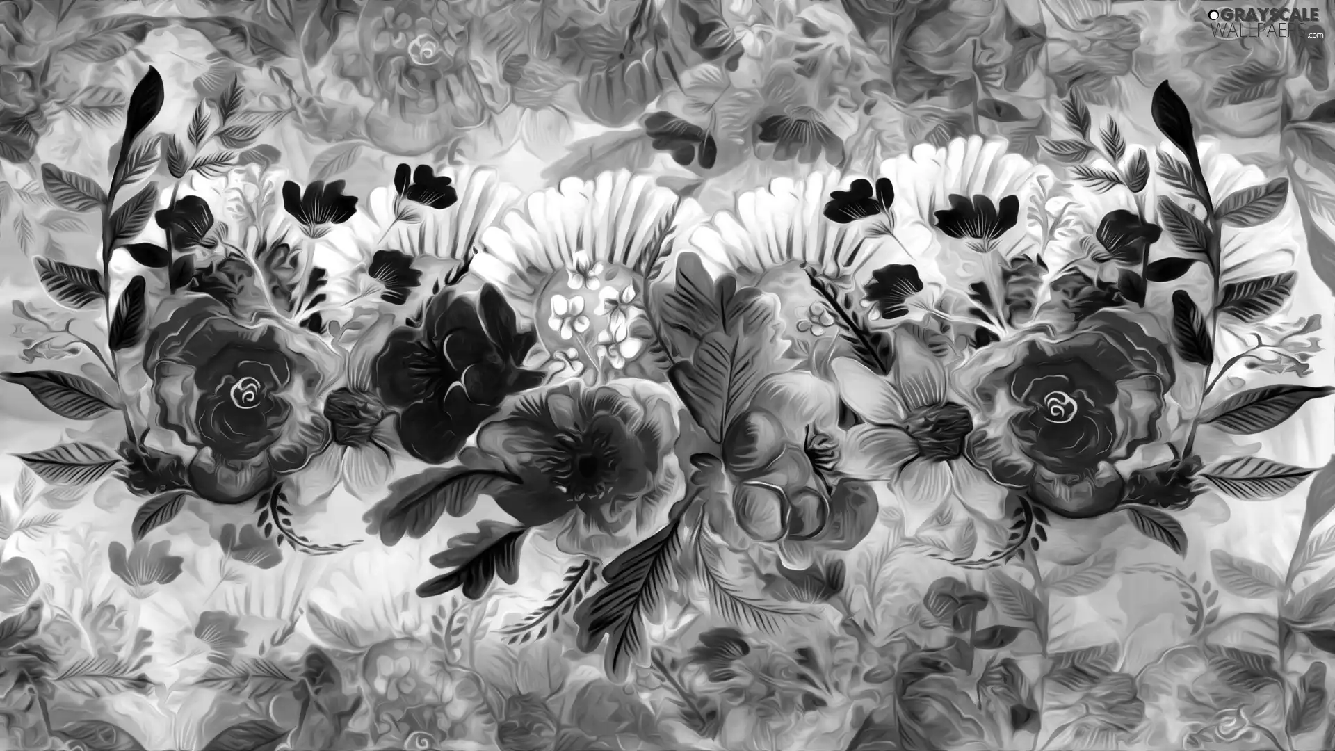 Various, Flowers, graphics, color