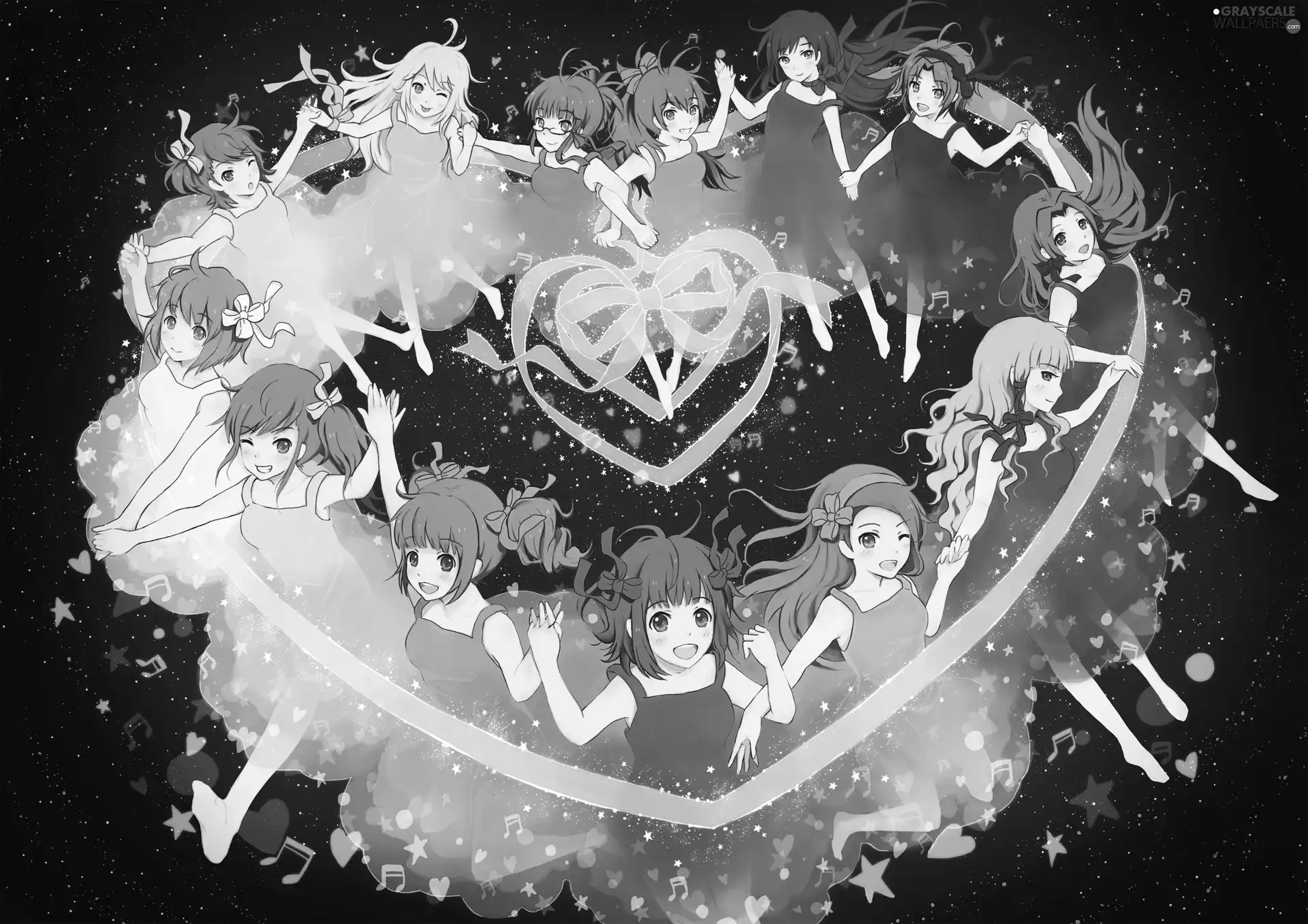 Girls, beatyfull, colors, Heart teddybear