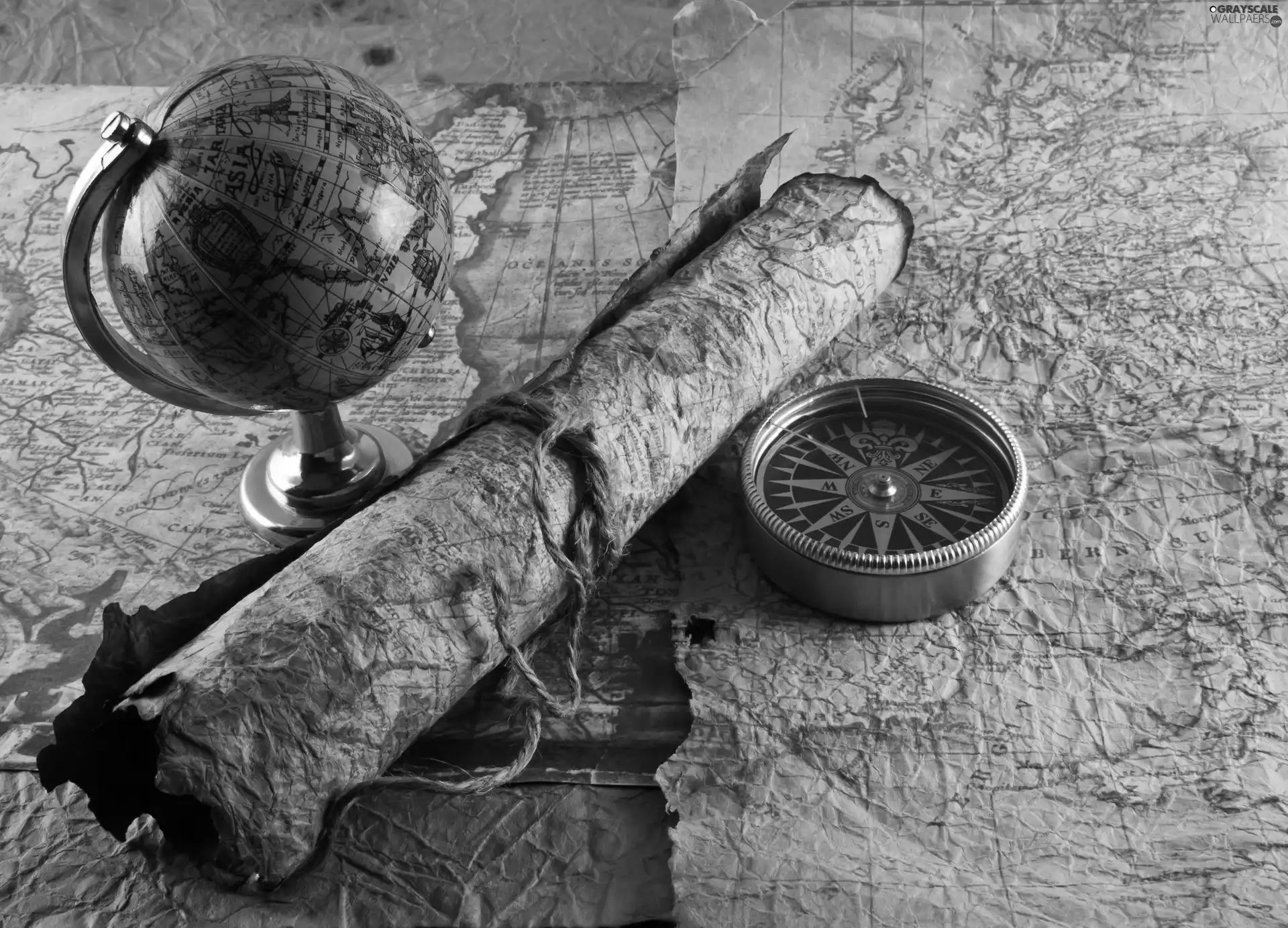 compass, Maps, globe