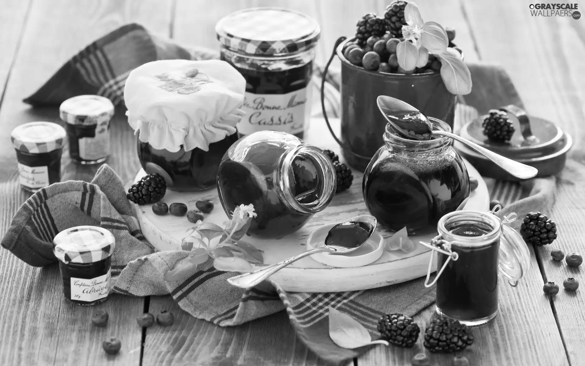 blueberries, Preparations, composition, blackberries