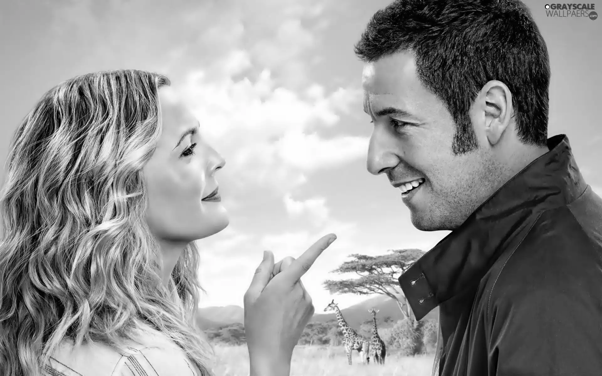 Adam Sandler, Steam, conversation, Drew Barrymore