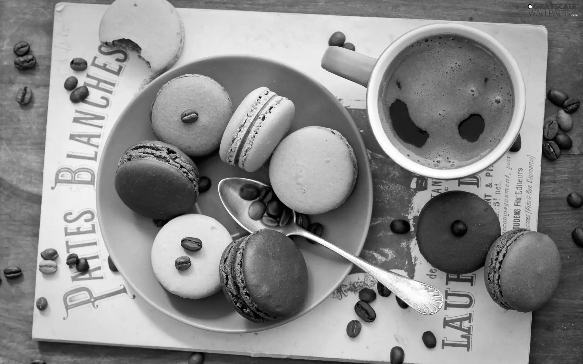 Cookies, cup, coffee