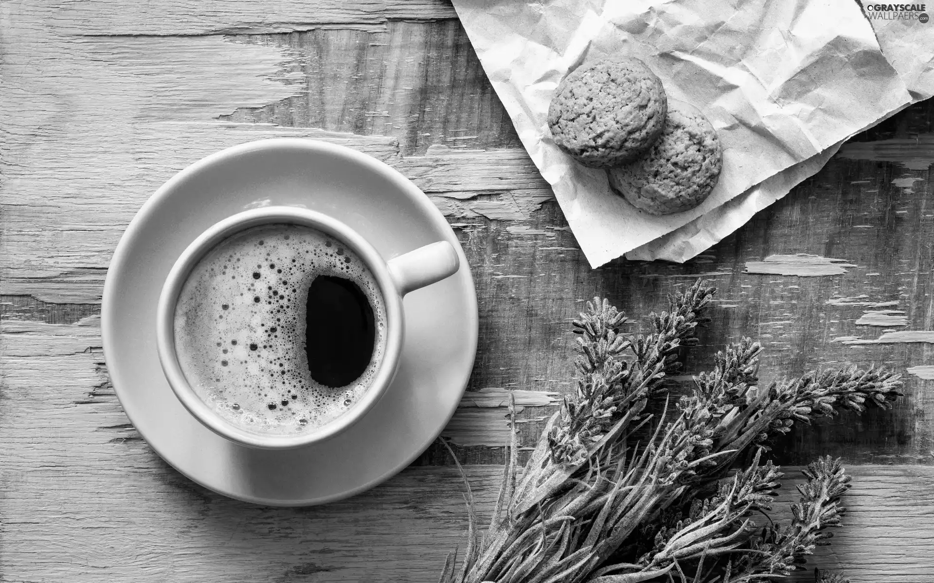 coffee, lavender, Cookies, cup