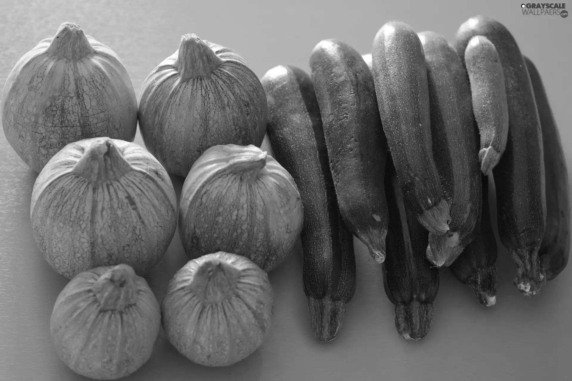 Squashes, green ones, Courgettes