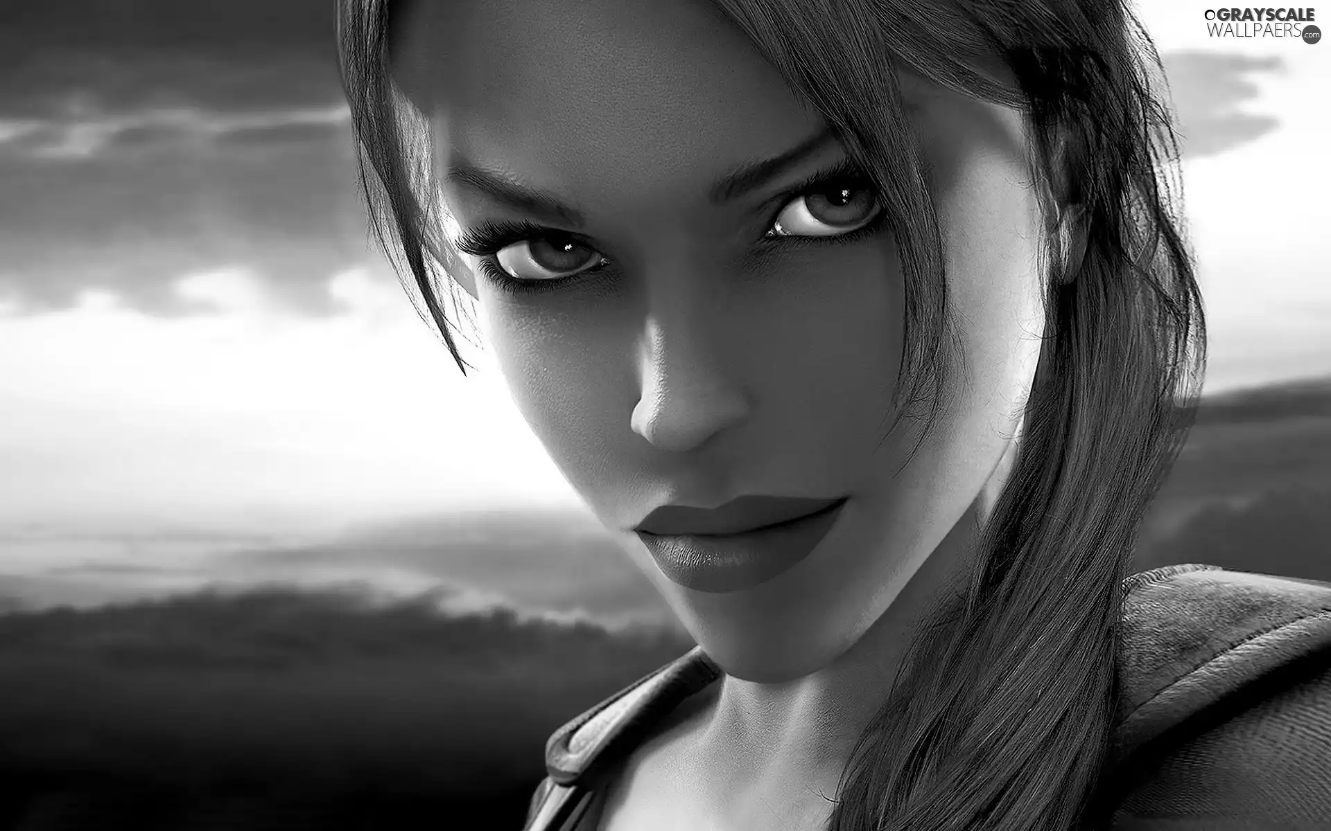 portrait, Lara Croft