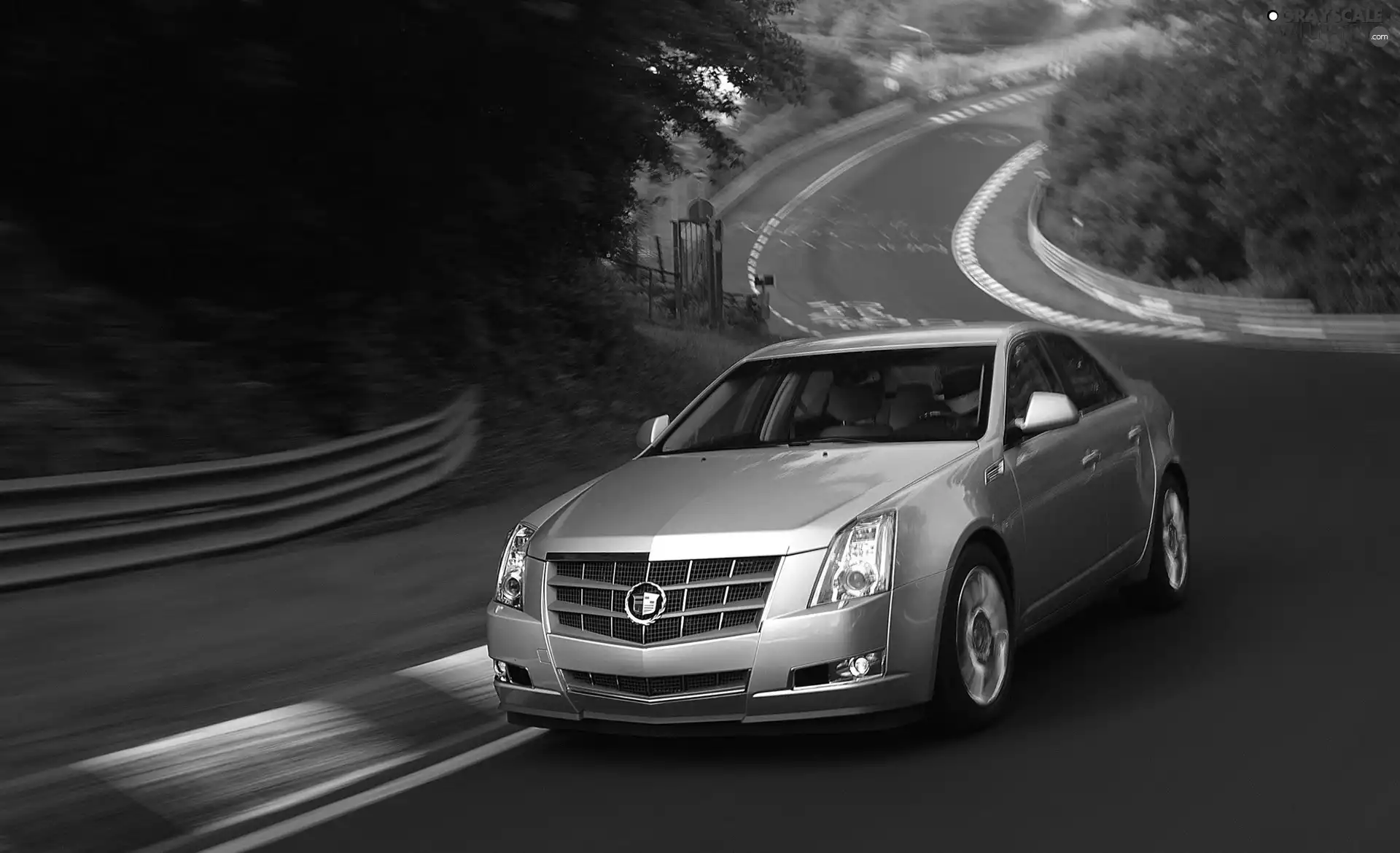 silver, Cadillac CTS