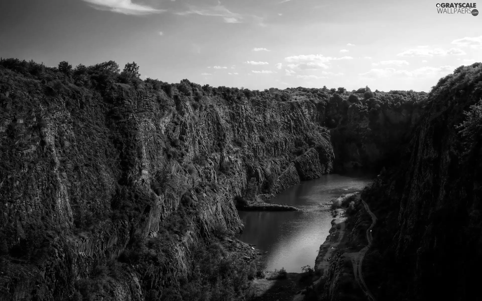 River, Morina, Czech Republic, quarry