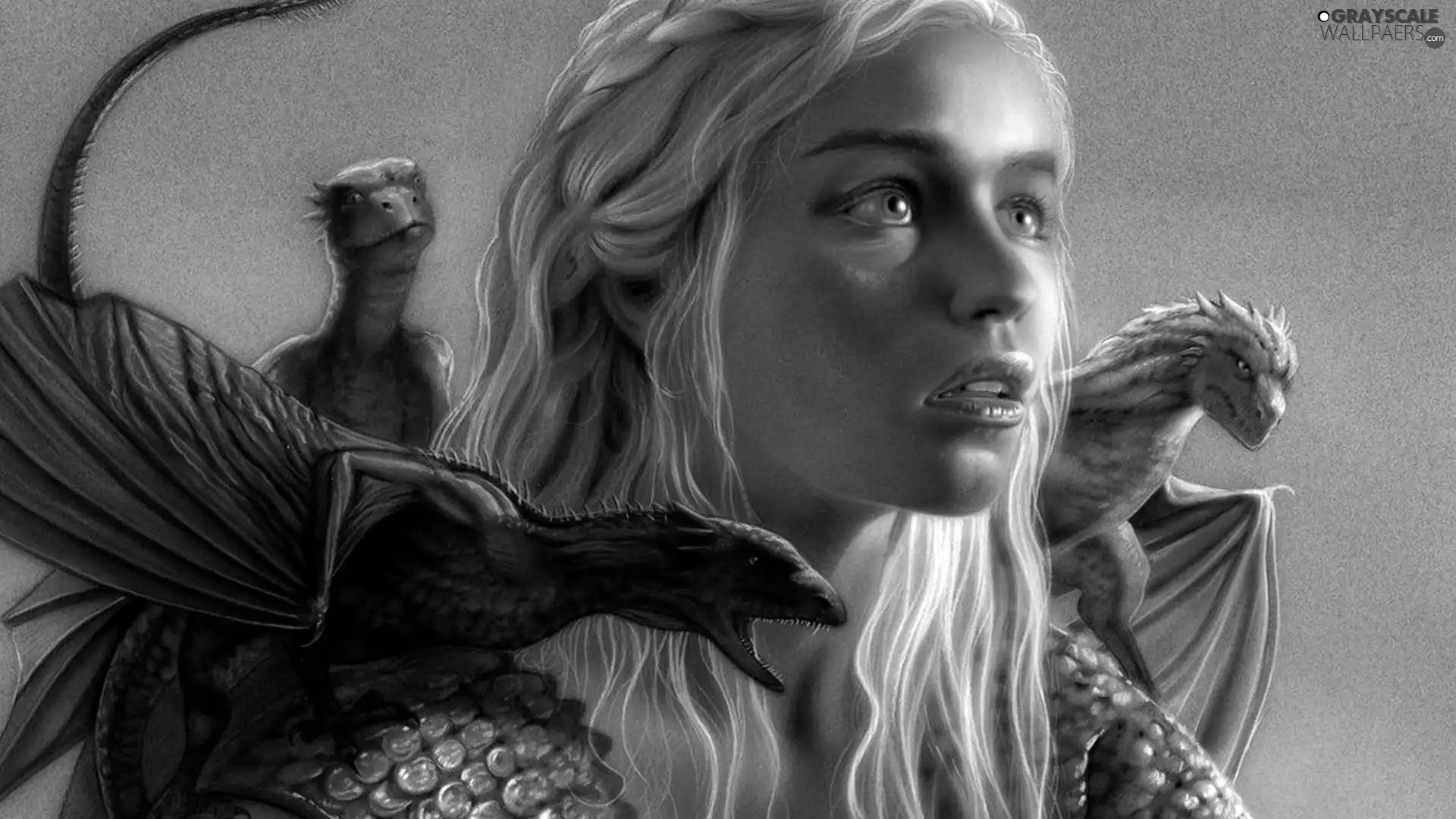 Game of Thrones, Emilia Clarke - Daenerys Targaryen, Dragons, Game Of Thrones