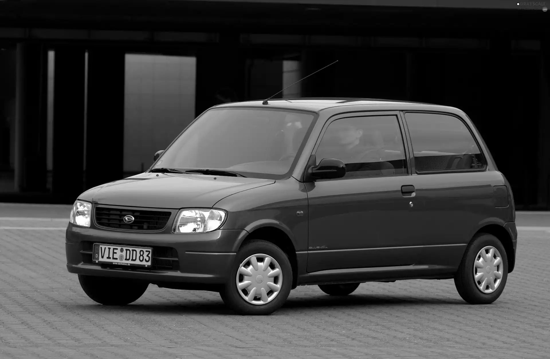 car caps, Blue, Daihatsu Cuore