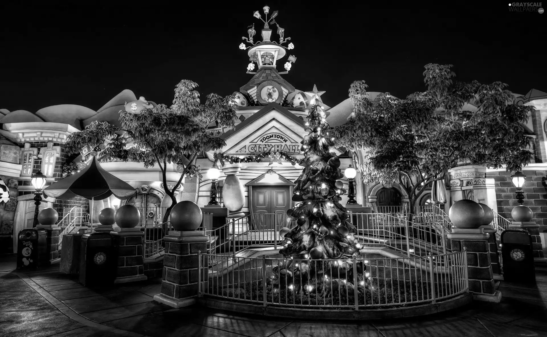 decor, Disneyland, Christmas