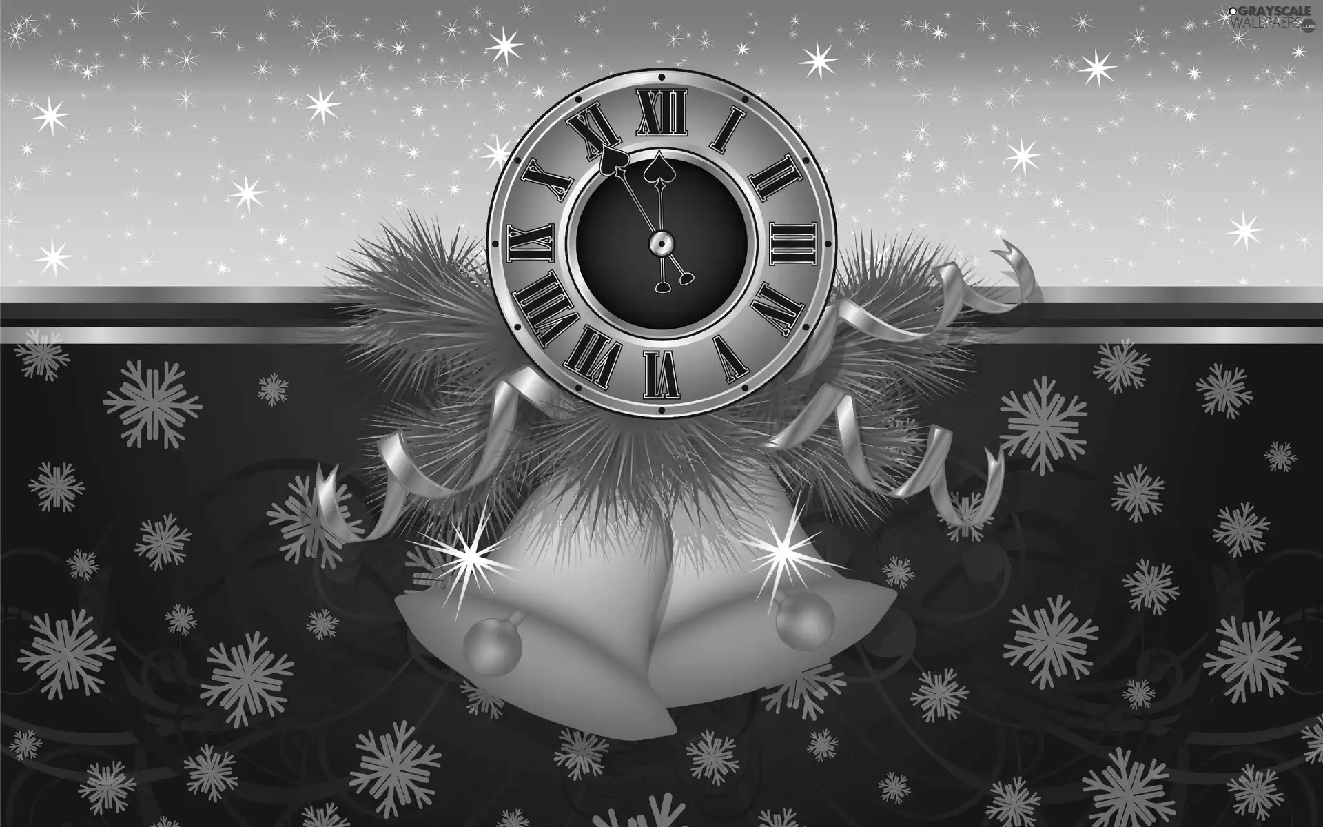 graphics, decoration, Clock, New Year