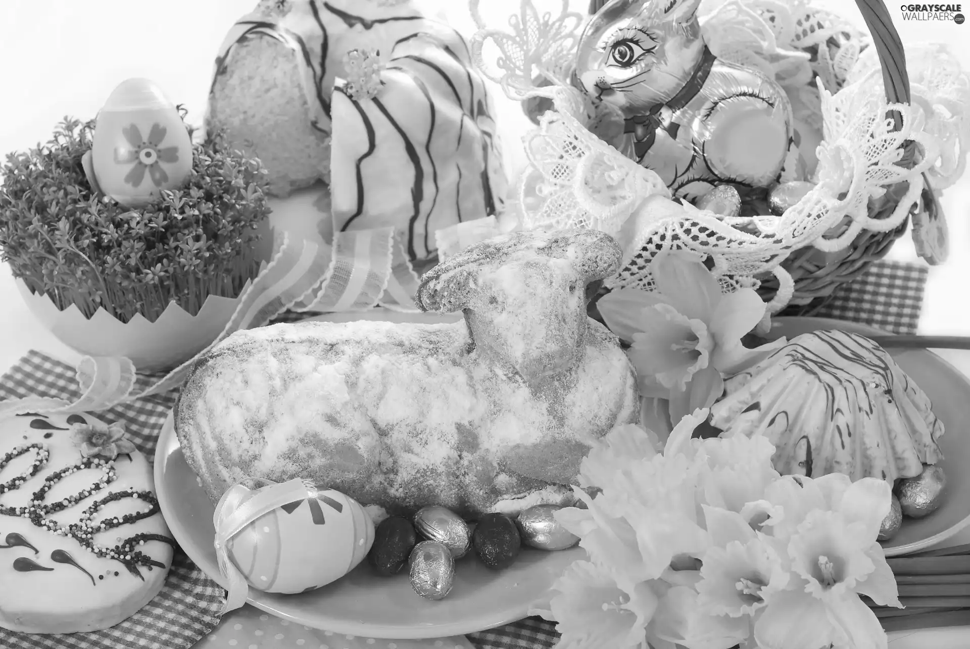 decoration, easter, lamb